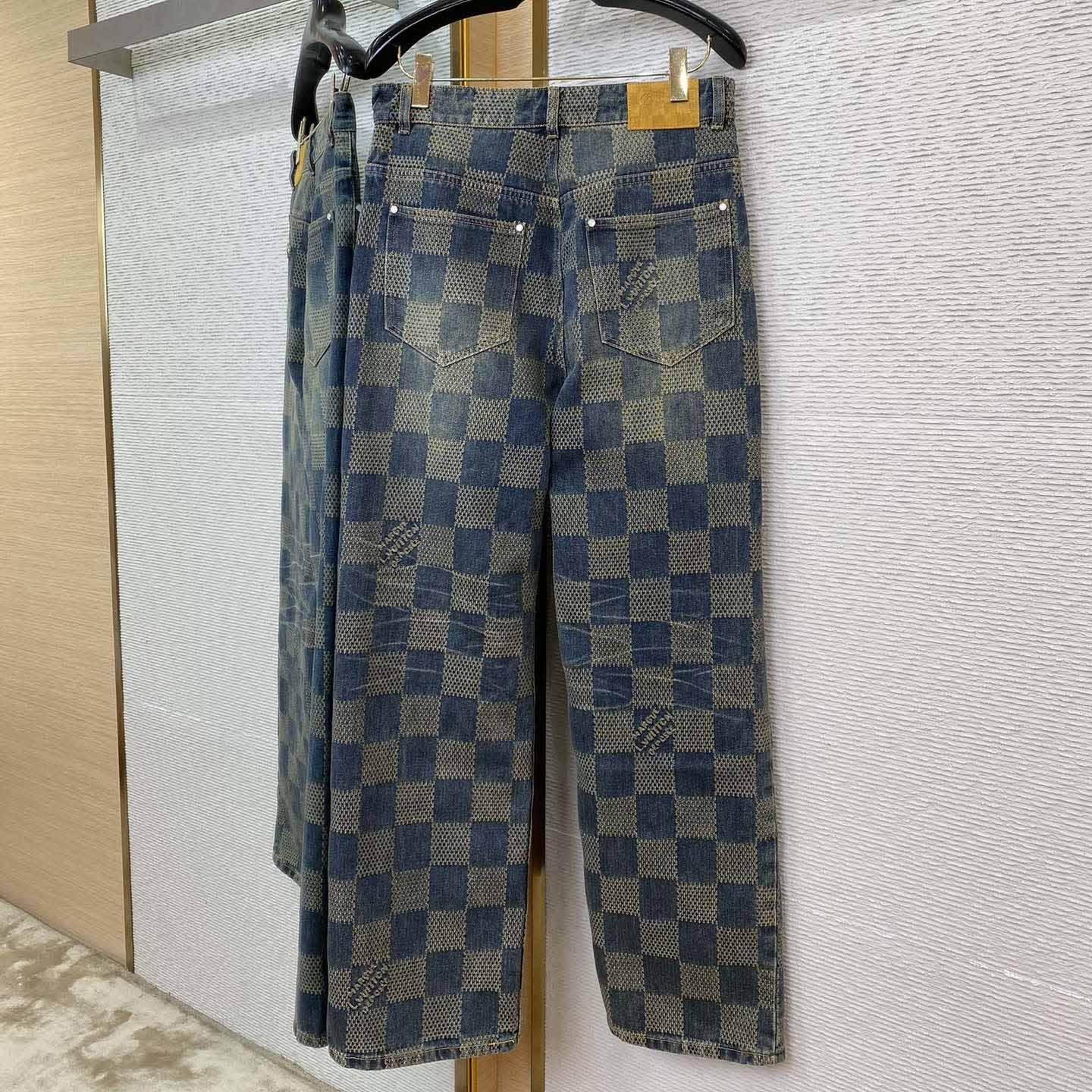 Louis Vuitton Damier Denim Pants - EUR FASHION