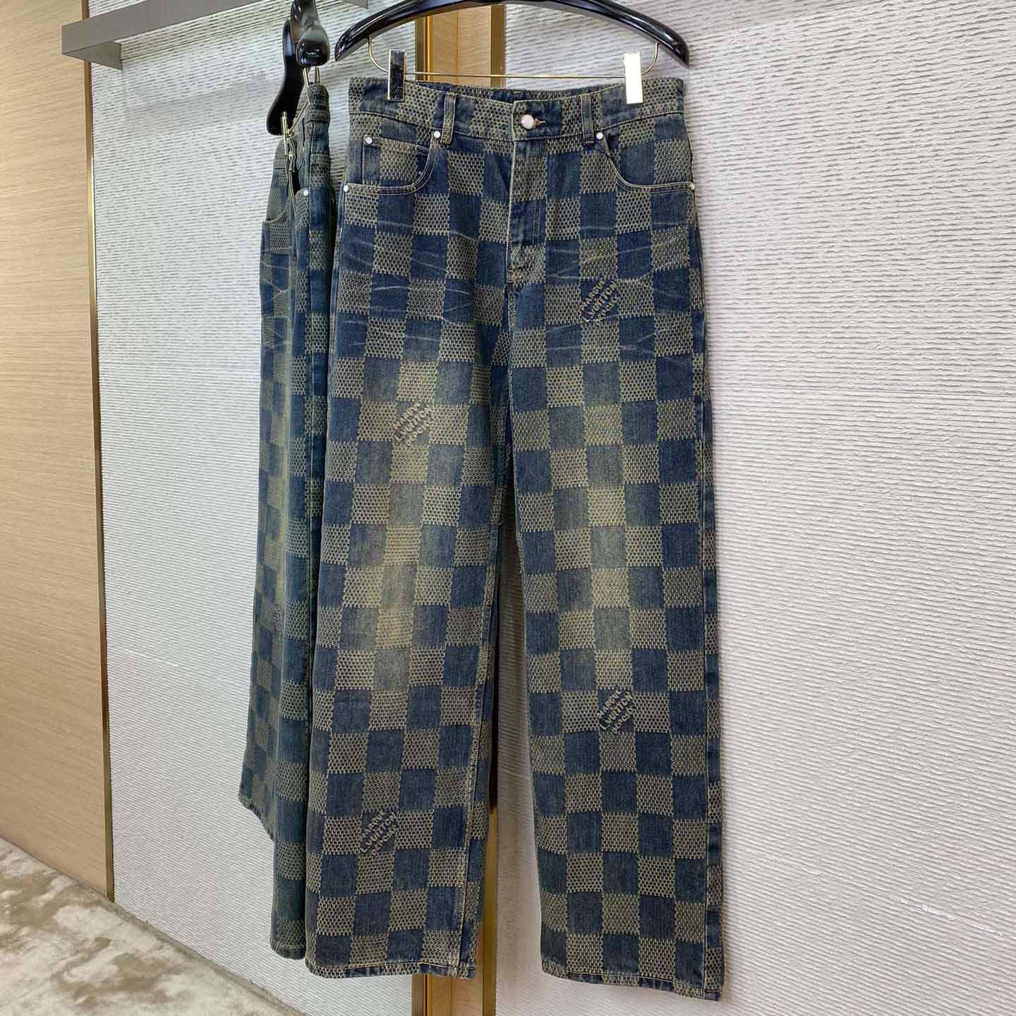 Louis Vuitton Damier Denim Pants - EUR FASHION