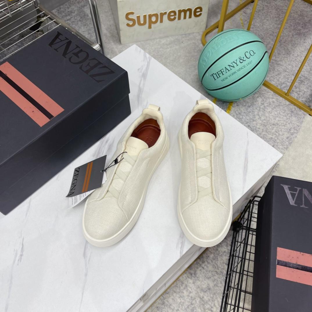 Zegna Triple Stitch Sneakers - EUR FASHION
