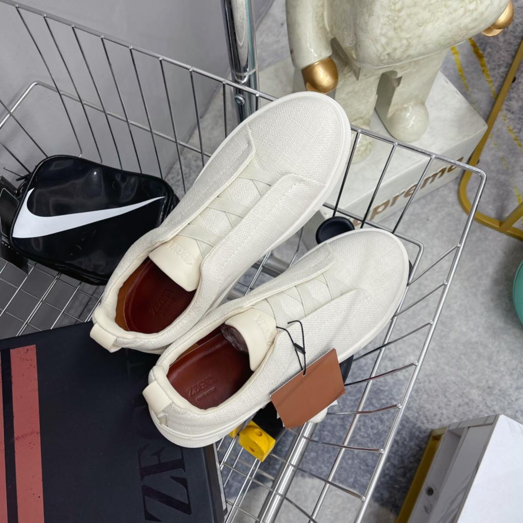 Zegna Triple Stitch Sneakers - EUR FASHION