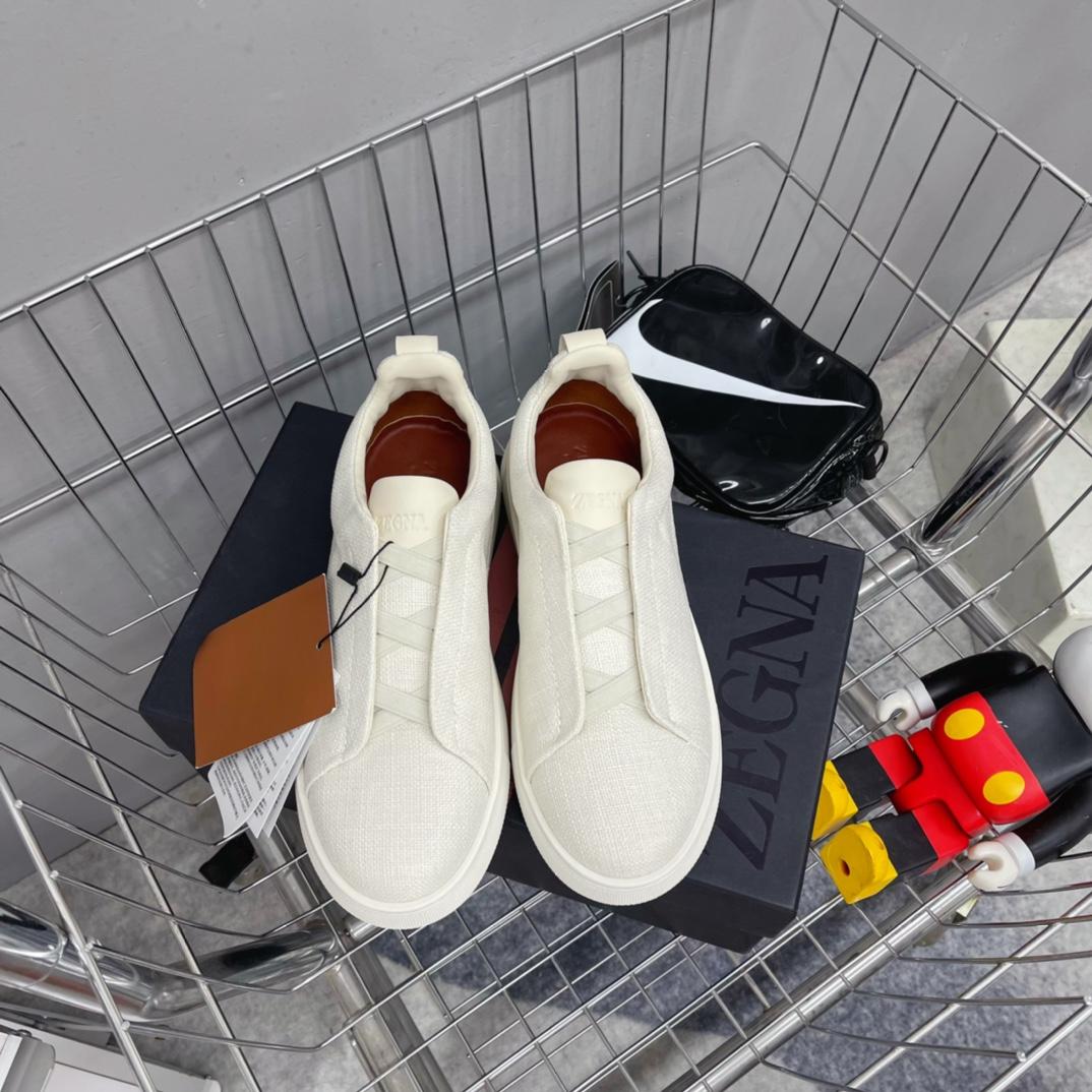 Zegna Triple Stitch Sneakers - EUR FASHION