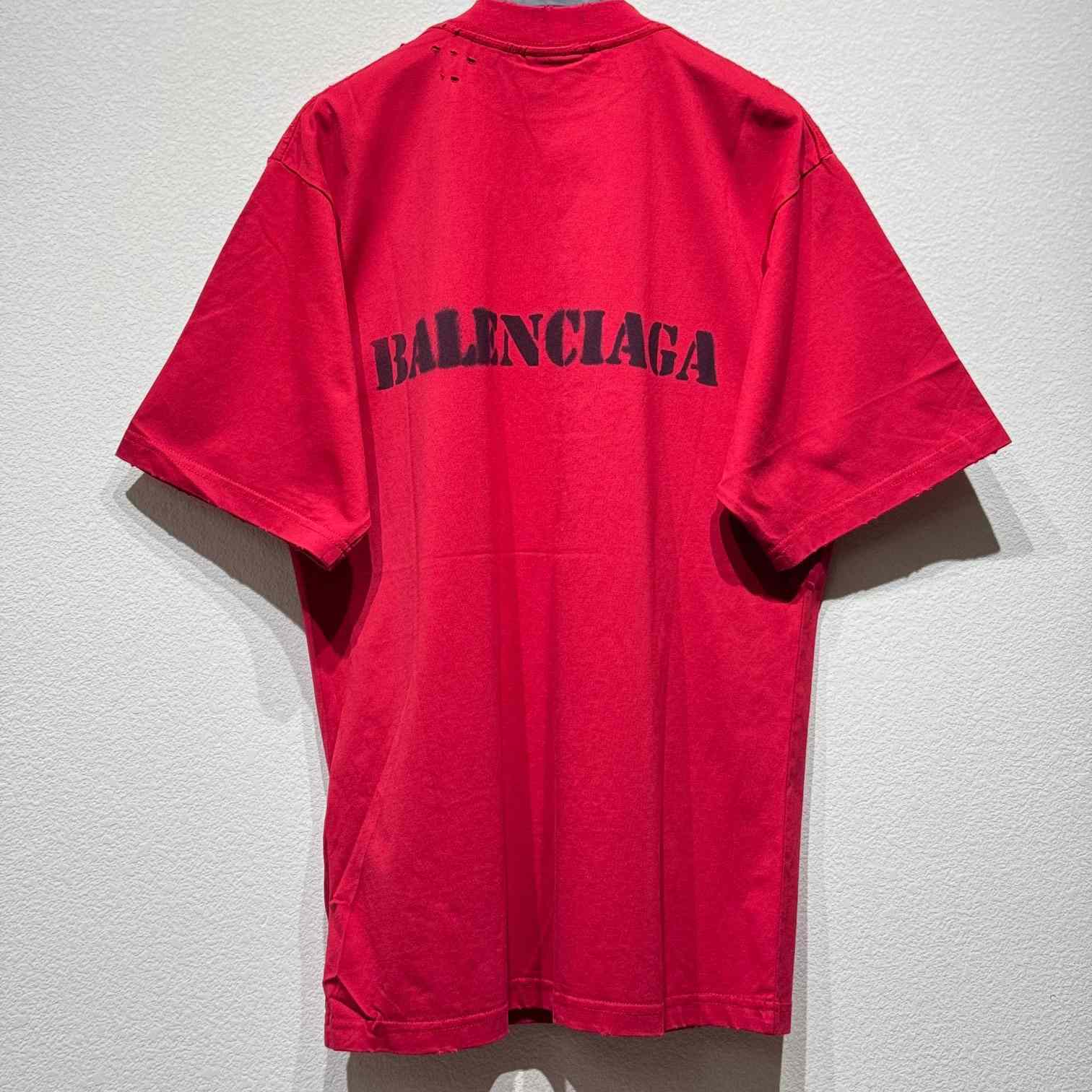 Balenciaga Stencil Type T-Shirt - EUR FASHION