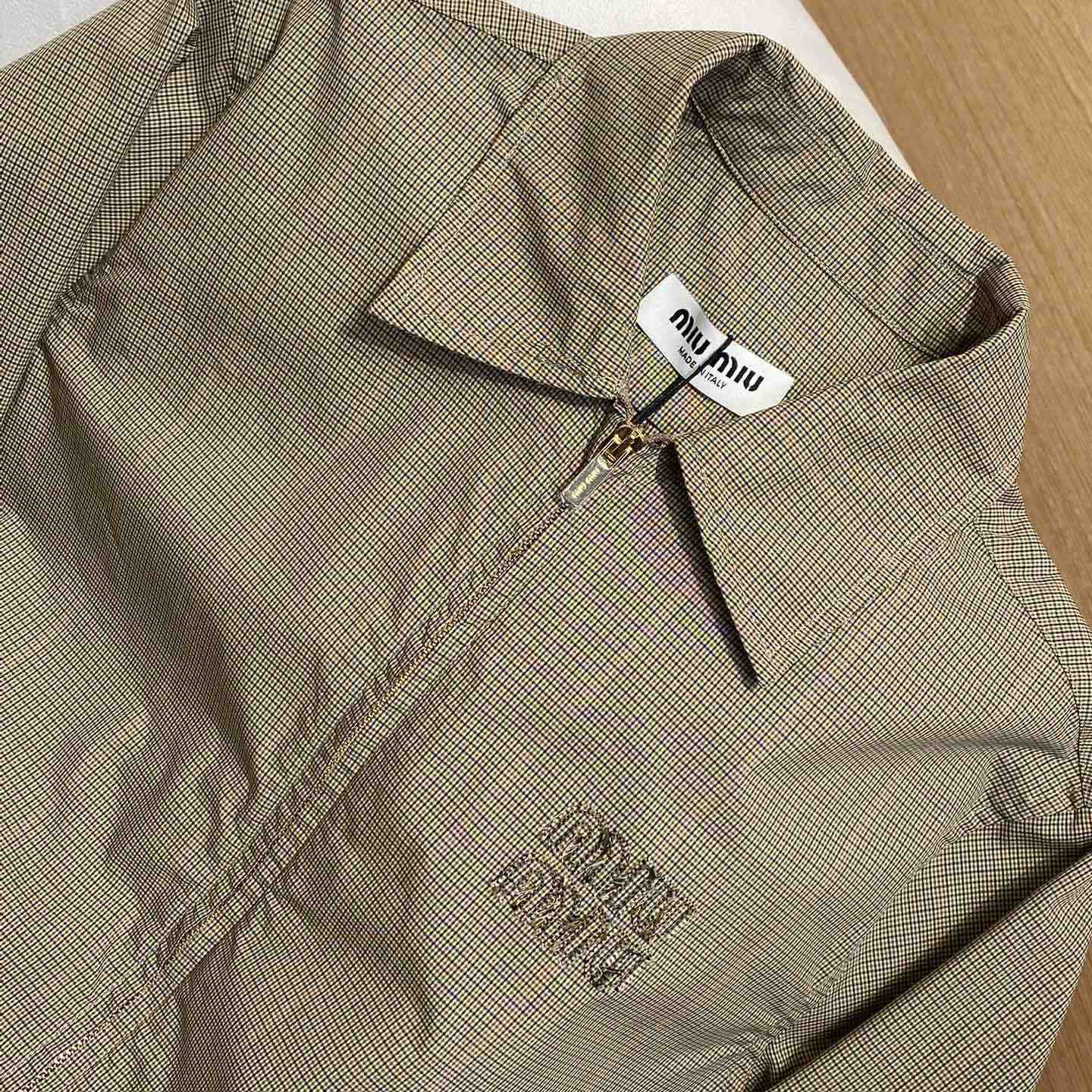 Miu Miu Technical Check Shirt - EUR FASHION