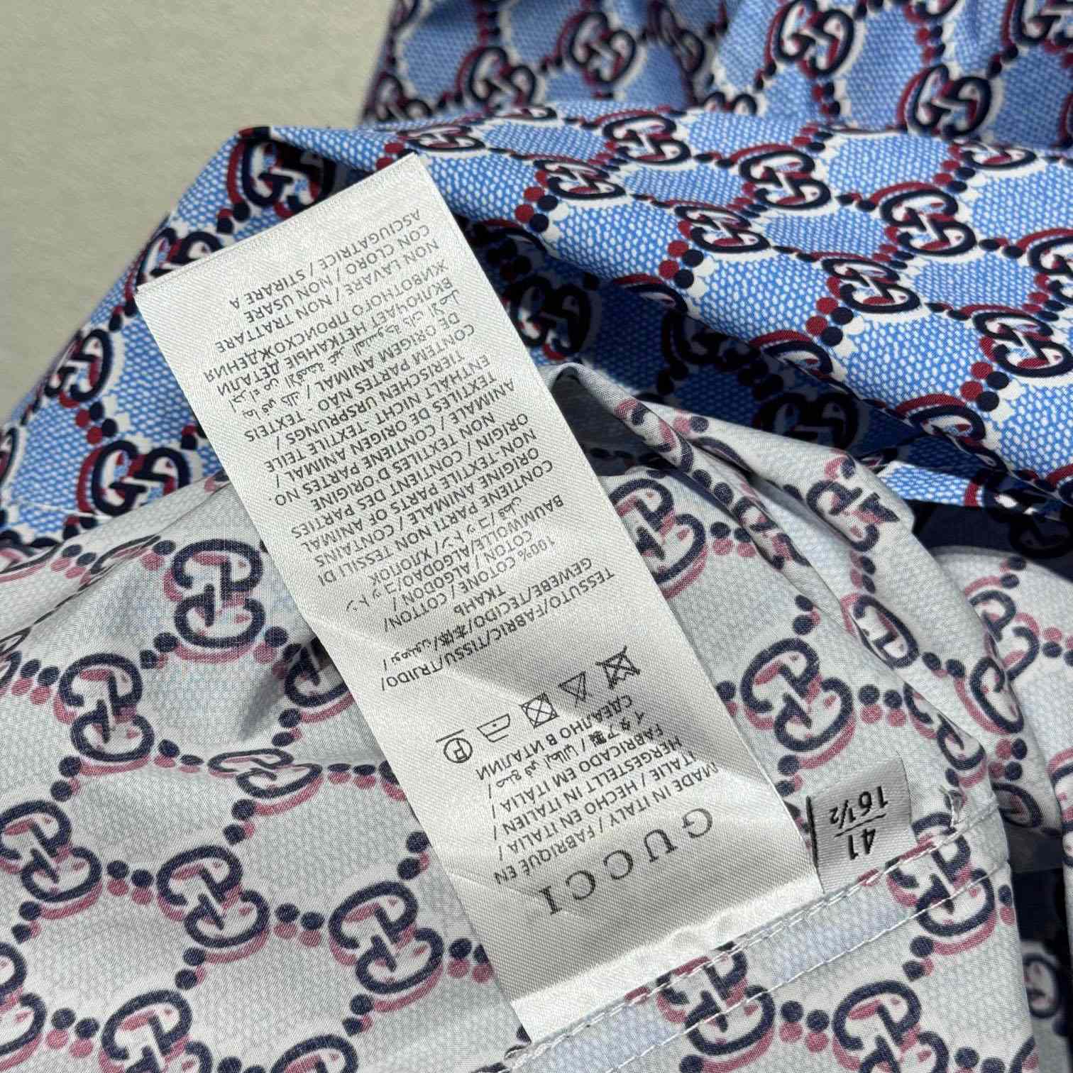 Gucci Printed Cotton Shirt - EUR FASHION