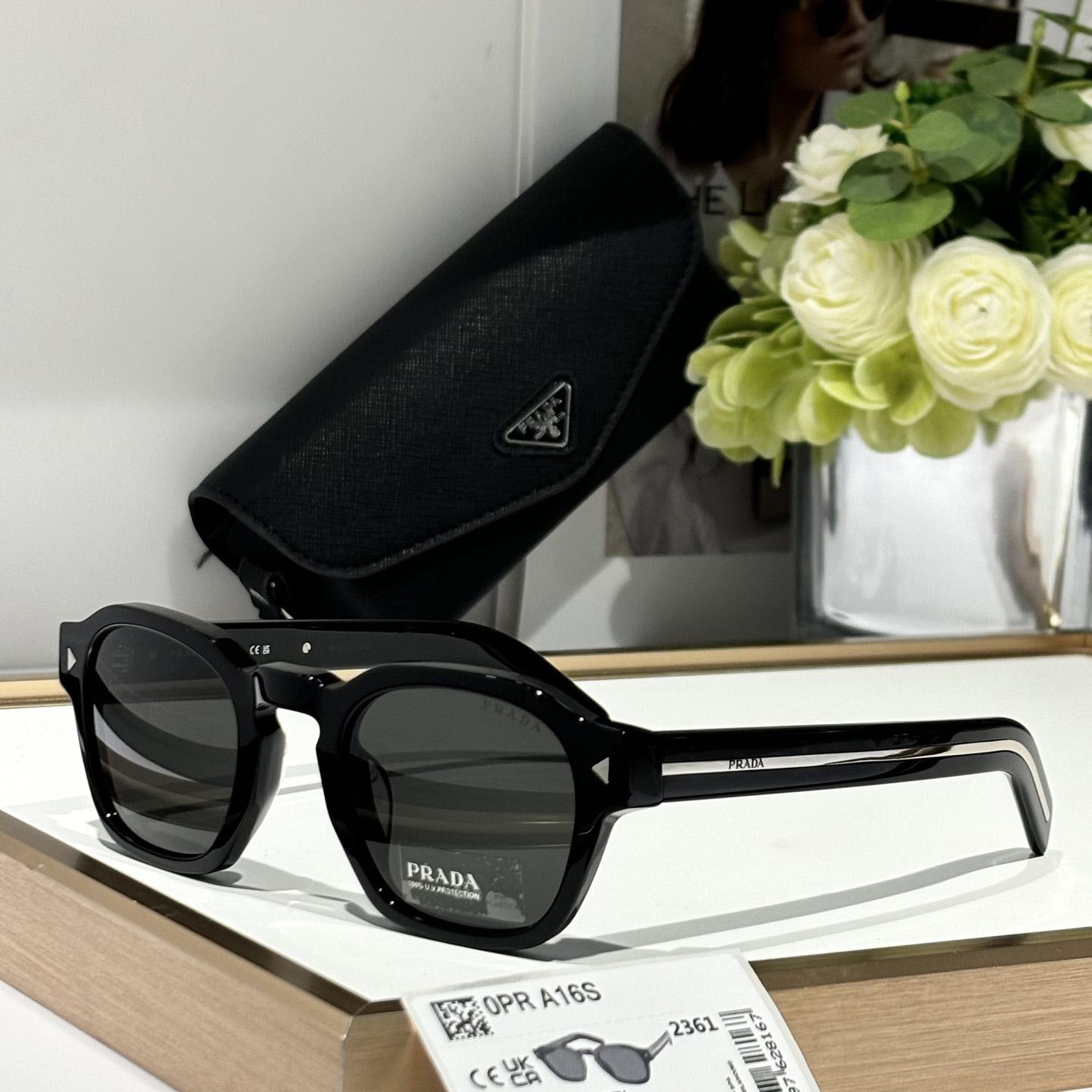 Prada Sunglasses With Iconic Metal Plaque   SPR A16SF - EUR FASHION