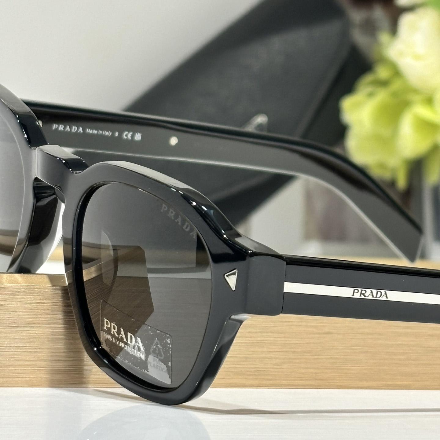 Prada Sunglasses With Iconic Metal Plaque   SPR A16SF - EUR FASHION