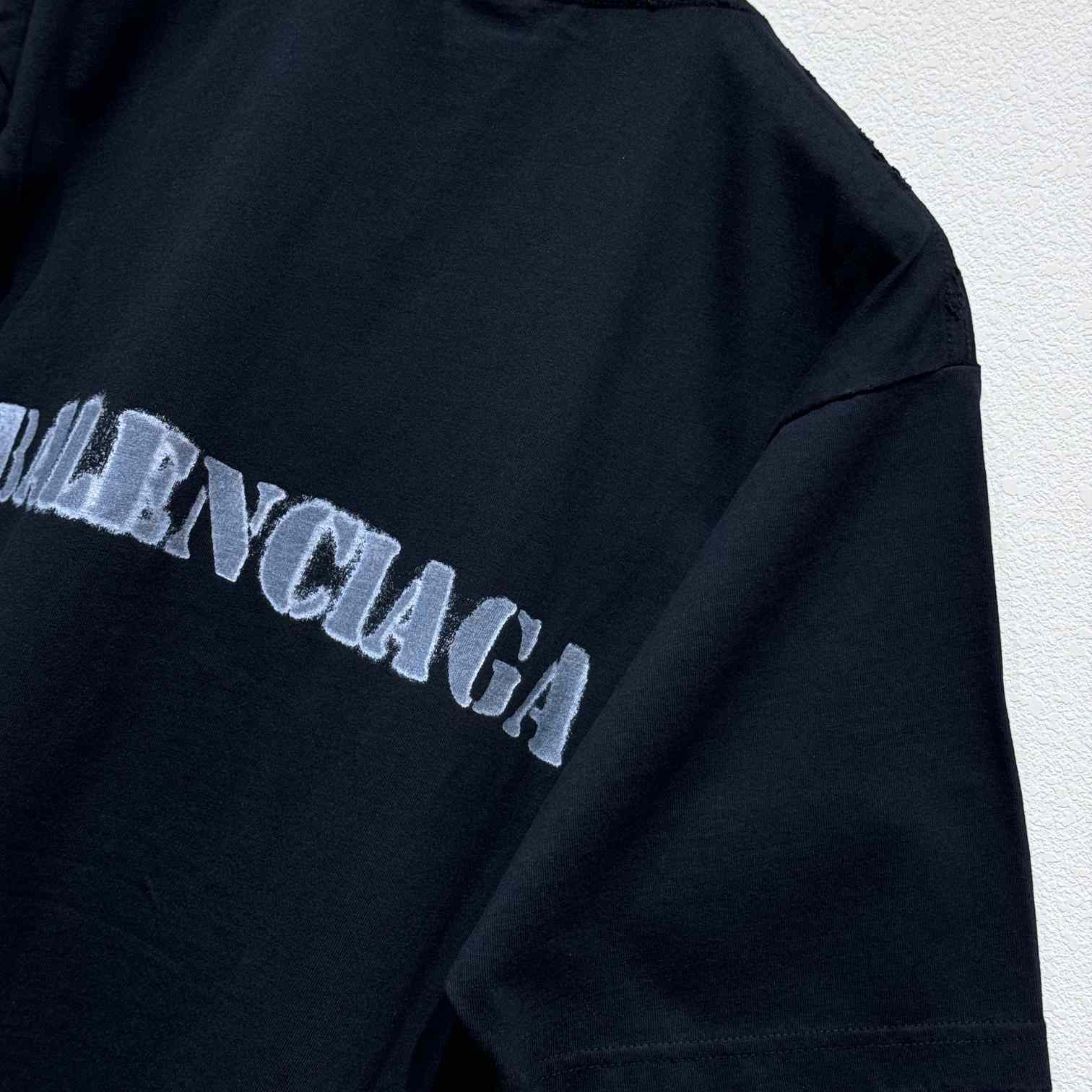 Balenciaga Stencil Type T-Shirt - EUR FASHION