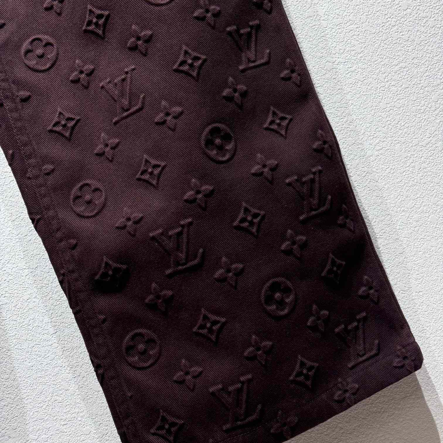 Louis Vuitton Monogram Embossed Skate Pants    - EUR FASHION
