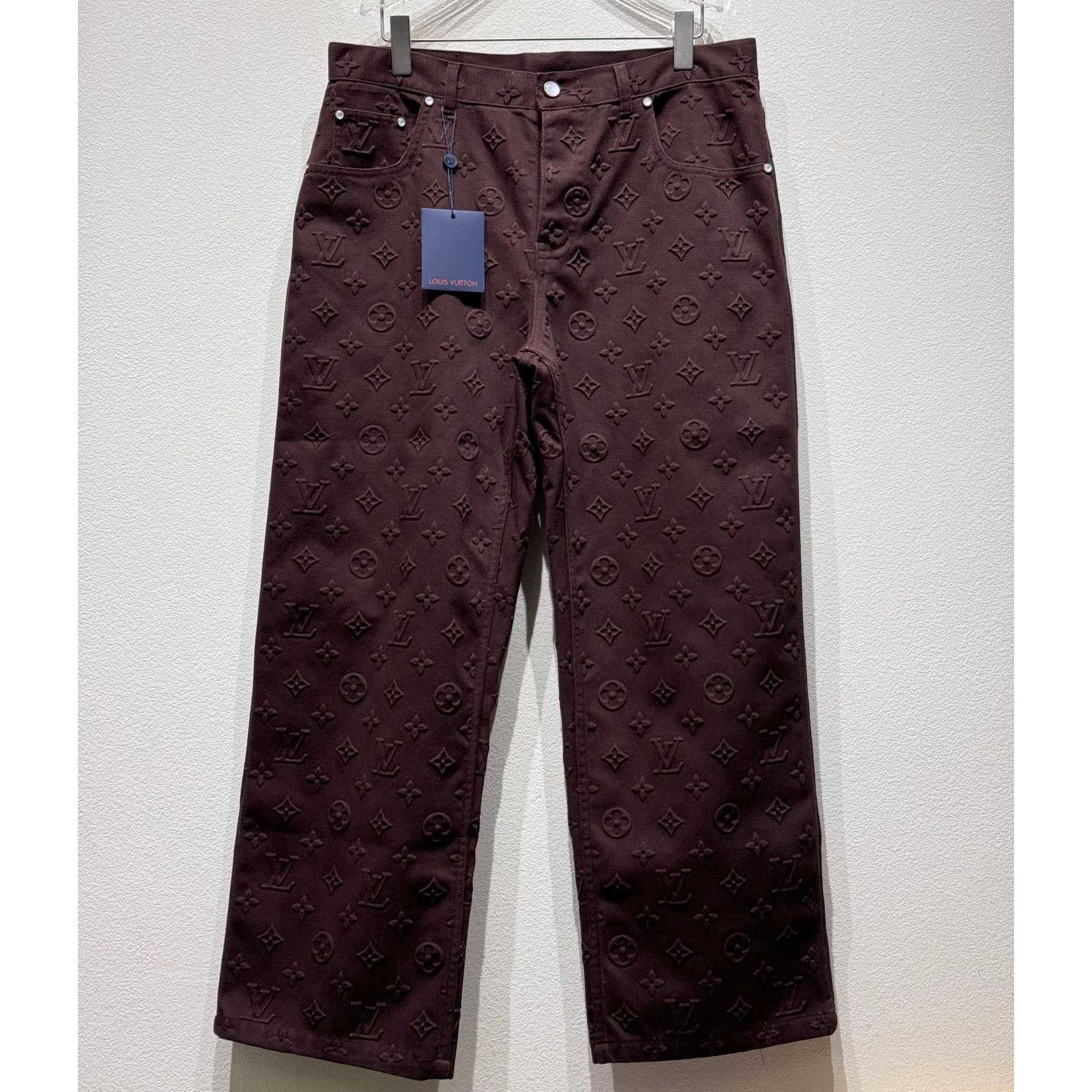 Louis Vuitton Monogram Embossed Skate Pants    - EUR FASHION