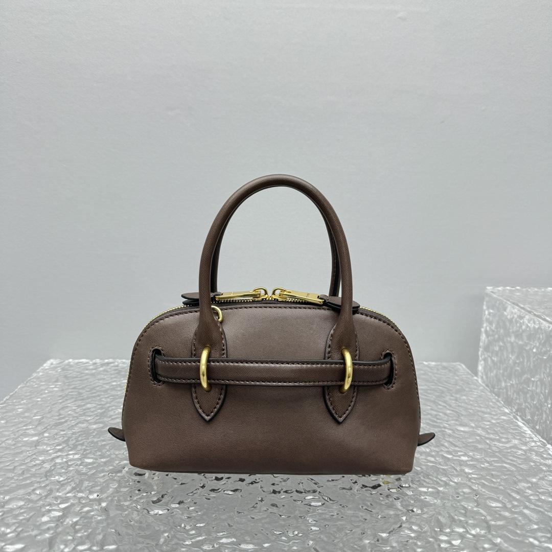 Miu Miu Aventure Leather Tote Bag (21x 8x 13cm) - EUR FASHION