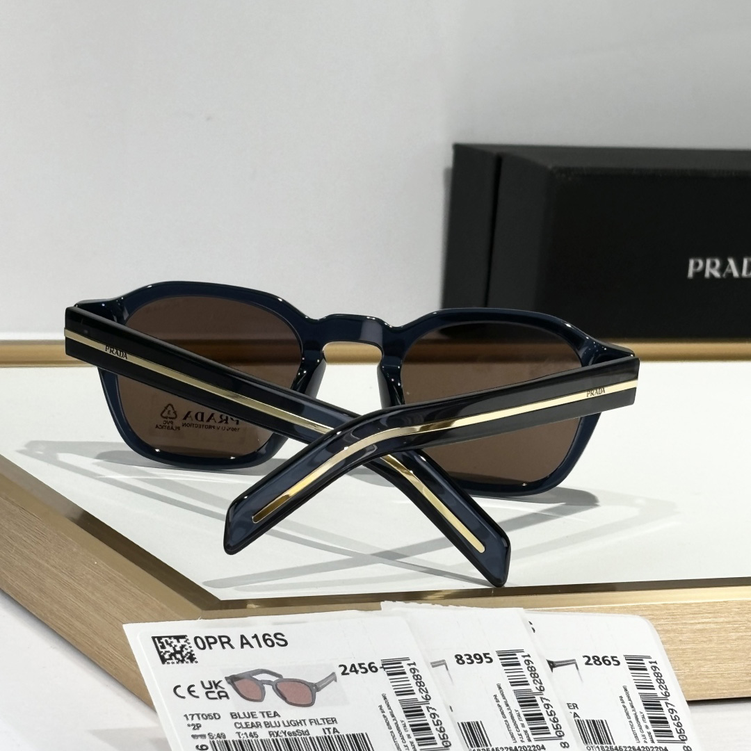 Prada Sunglasses With Iconic Metal Plaque   SPR A16SF - EUR FASHION