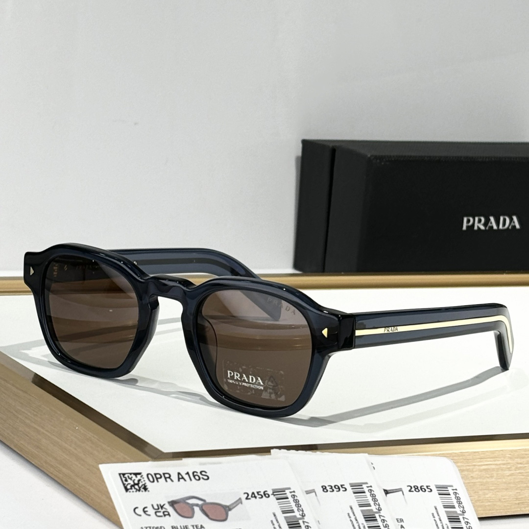 Prada Sunglasses With Iconic Metal Plaque   SPR A16SF - EUR FASHION