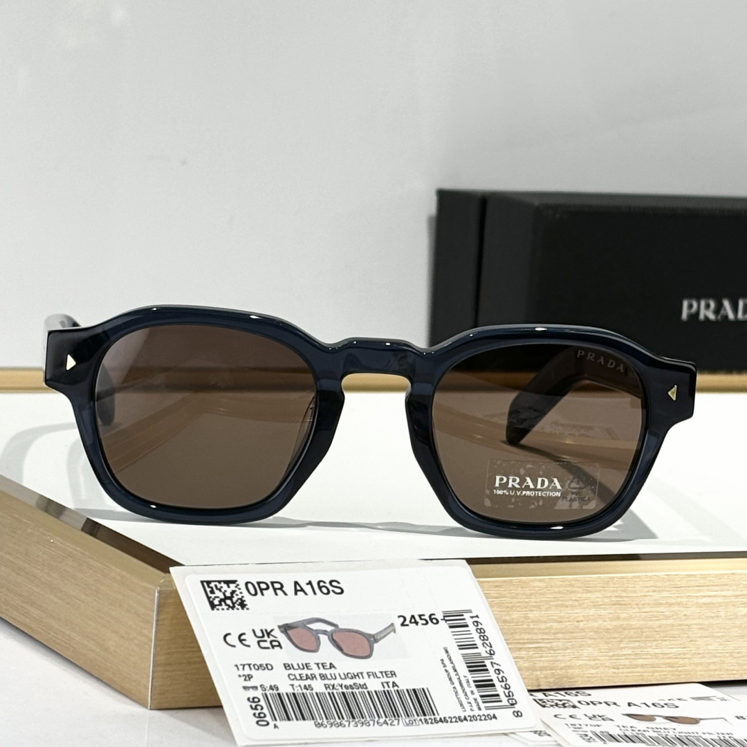 Prada Sunglasses With Iconic Metal Plaque   SPR A16SF - EUR FASHION