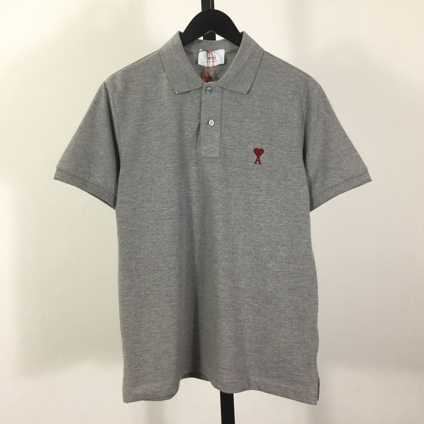 Ami Paris Ami De Coeur Embroidered Polo Shirt - EUR FASHION