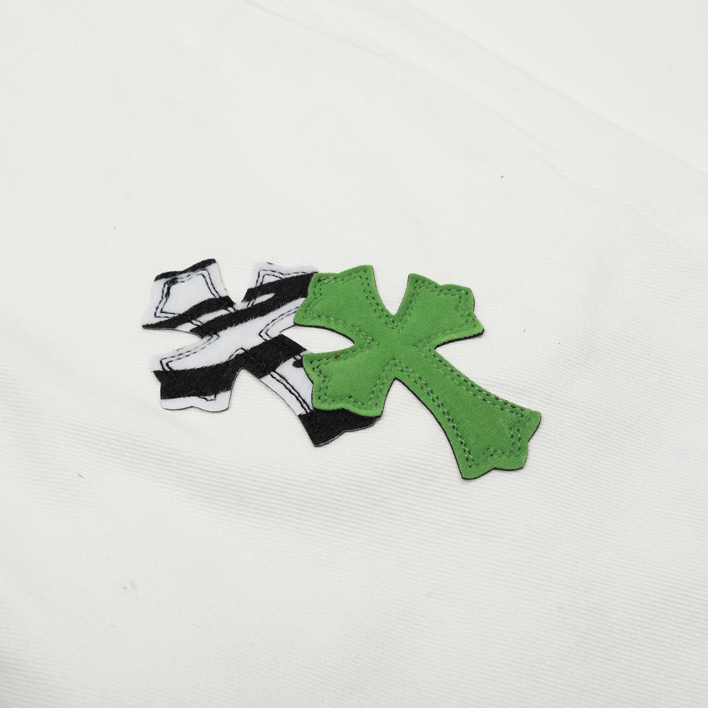 Chrome Hearts Cross Patch Jeans - EUR FASHION