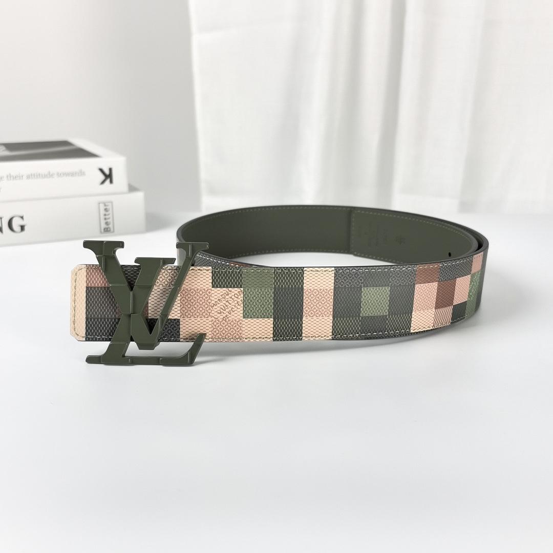 Louis Vuitton LV Mega Pixel 40mm Reversible Belt - EUR FASHION