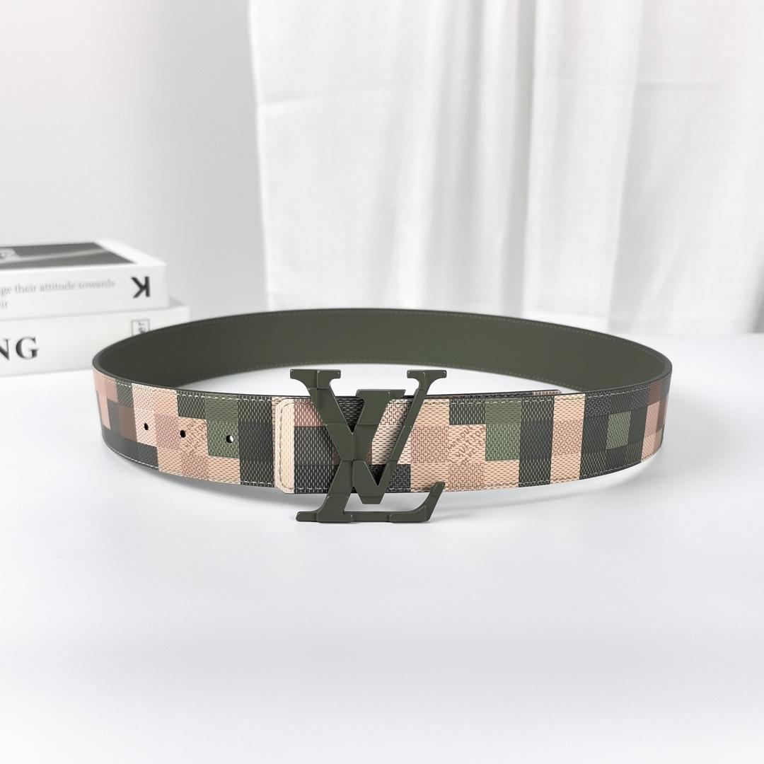 Louis Vuitton LV Mega Pixel 40mm Reversible Belt - EUR FASHION