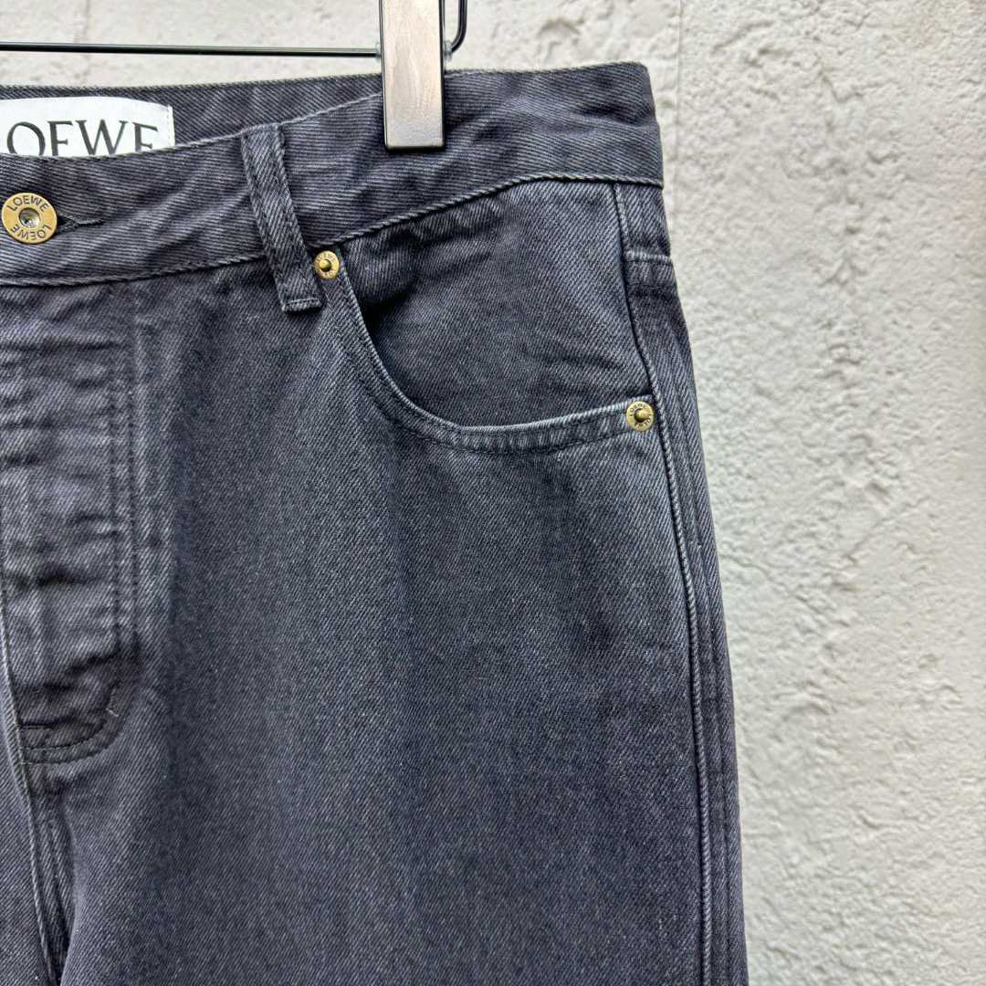 Loewe Anagram Baggy Jeans In Denim - EUR FASHION