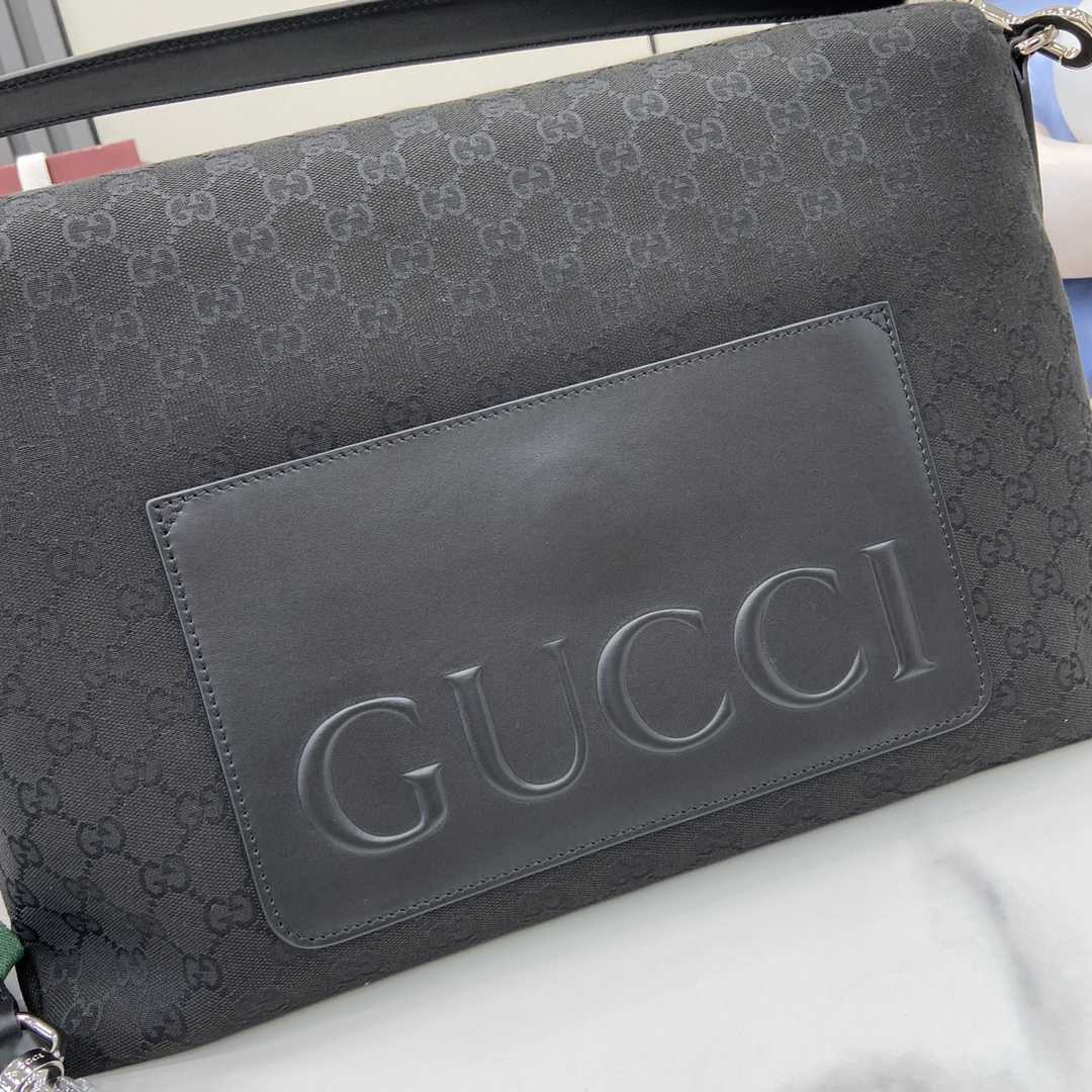 Gucci Medium GG Crossbody Bag With Web - EUR FASHION