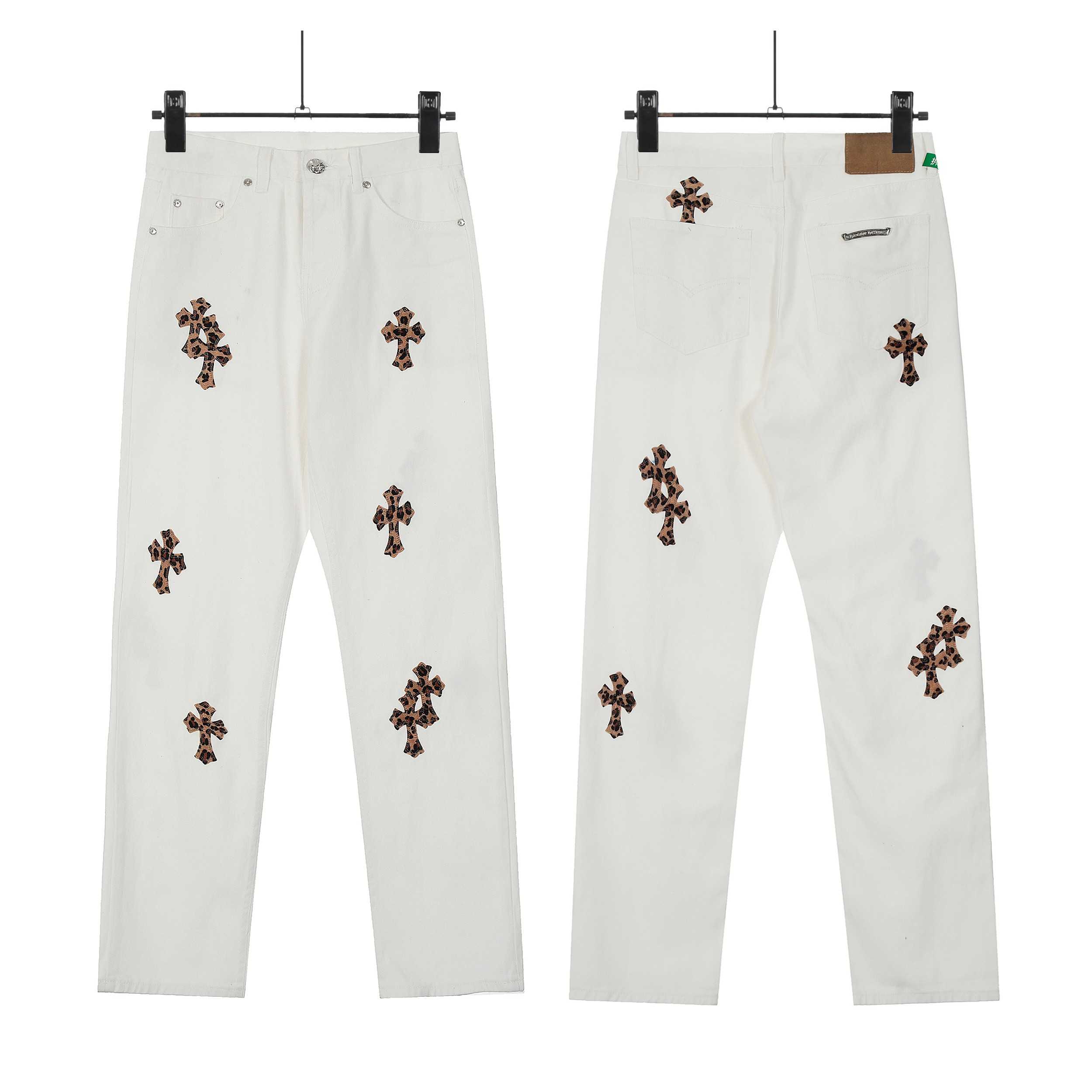 Chrome Hearts Cross Patch Jeans - EUR FASHION