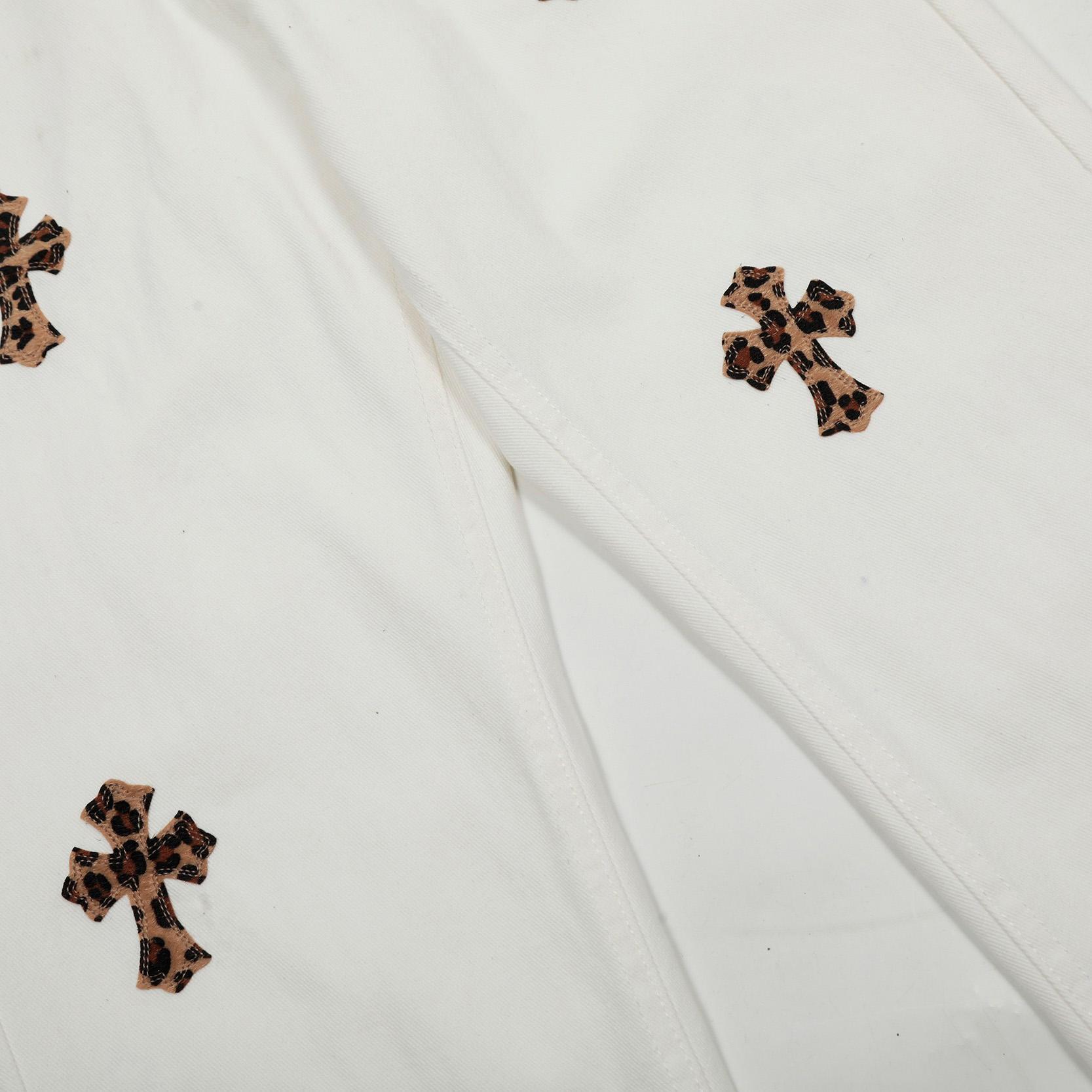 Chrome Hearts Cross Patch Jeans - EUR FASHION