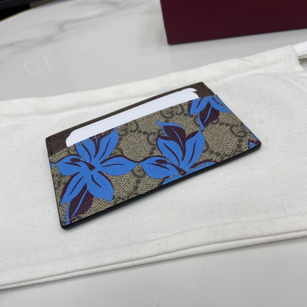 Gucci GG Printed Card Case Wallet - EUR FASHION