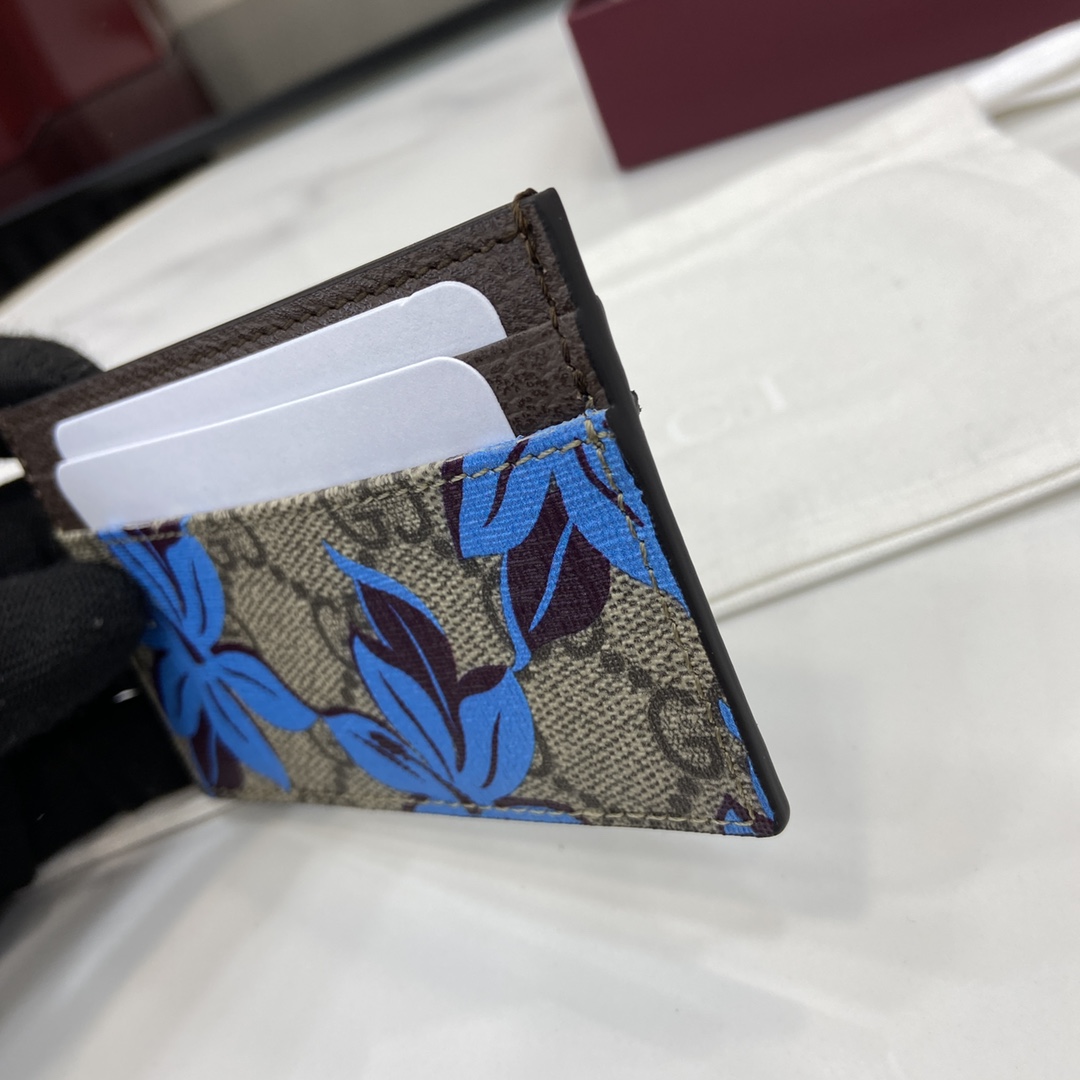 Gucci GG Printed Card Case Wallet - EUR FASHION