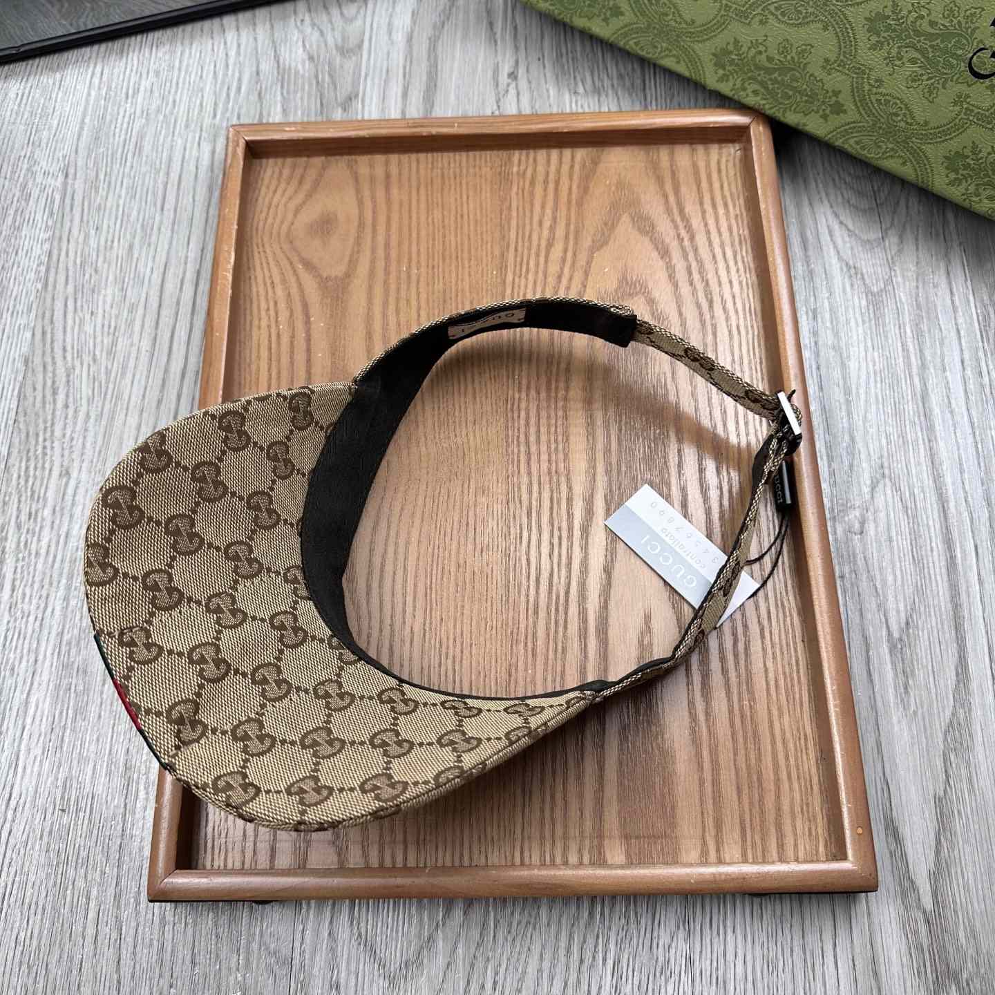 Gucci Original GG Canvas Visor With Web - EUR FASHION