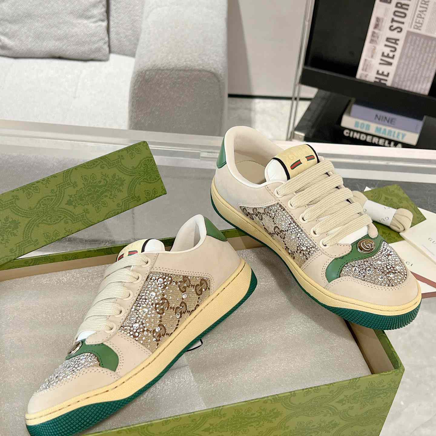 Gucci Women's Screener Sneaker - EUR FASHION
