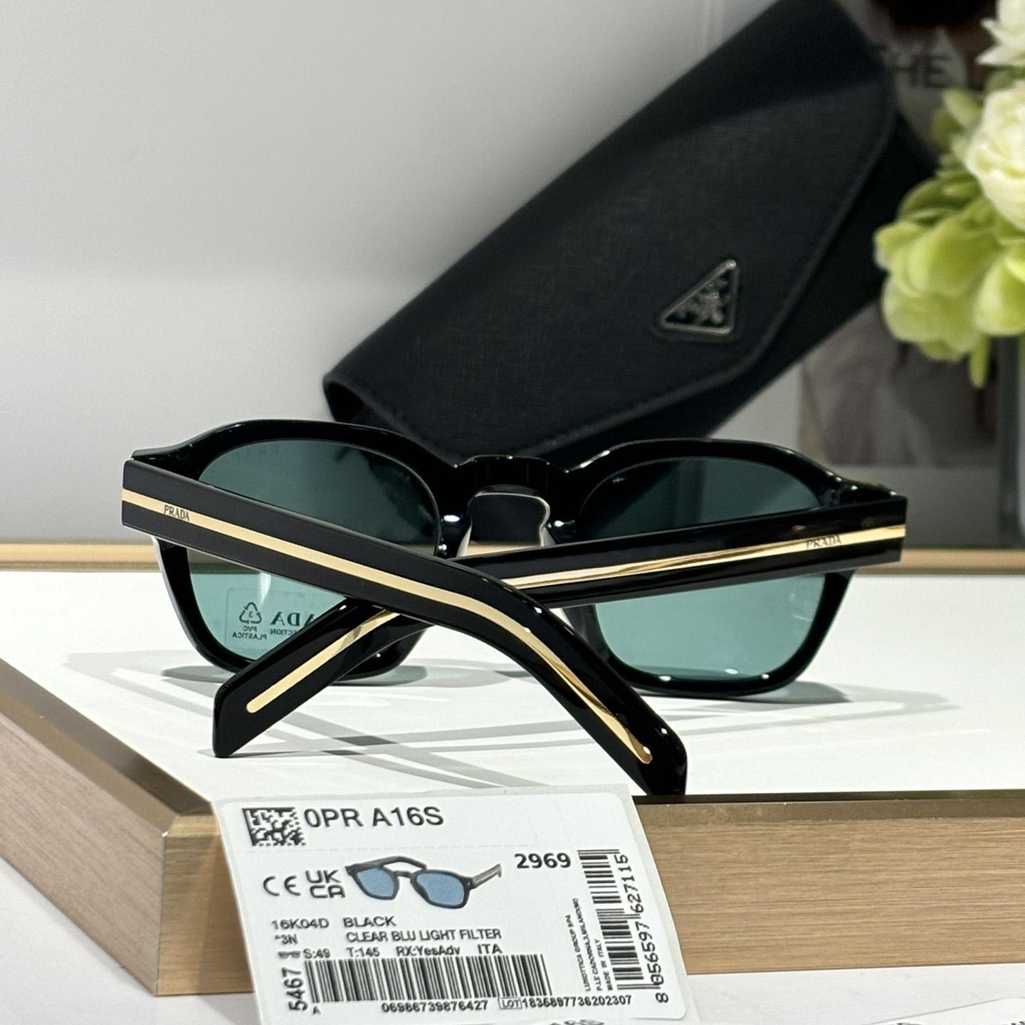 Prada Sunglasses With Iconic Metal Plaque   SPR A16SF - EUR FASHION
