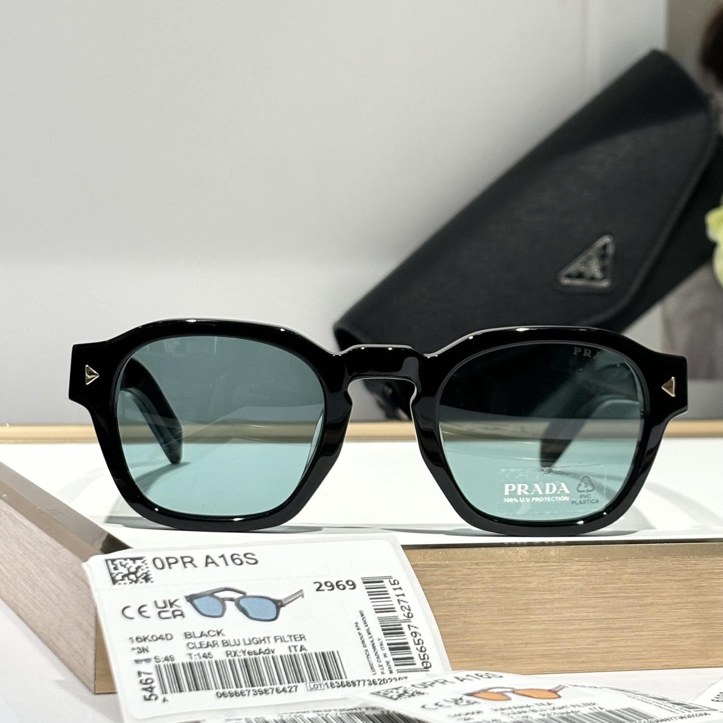 Prada Sunglasses With Iconic Metal Plaque   SPR A16SF - EUR FASHION