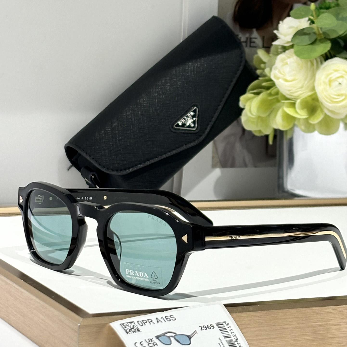 Prada Sunglasses With Iconic Metal Plaque   SPR A16SF - EUR FASHION