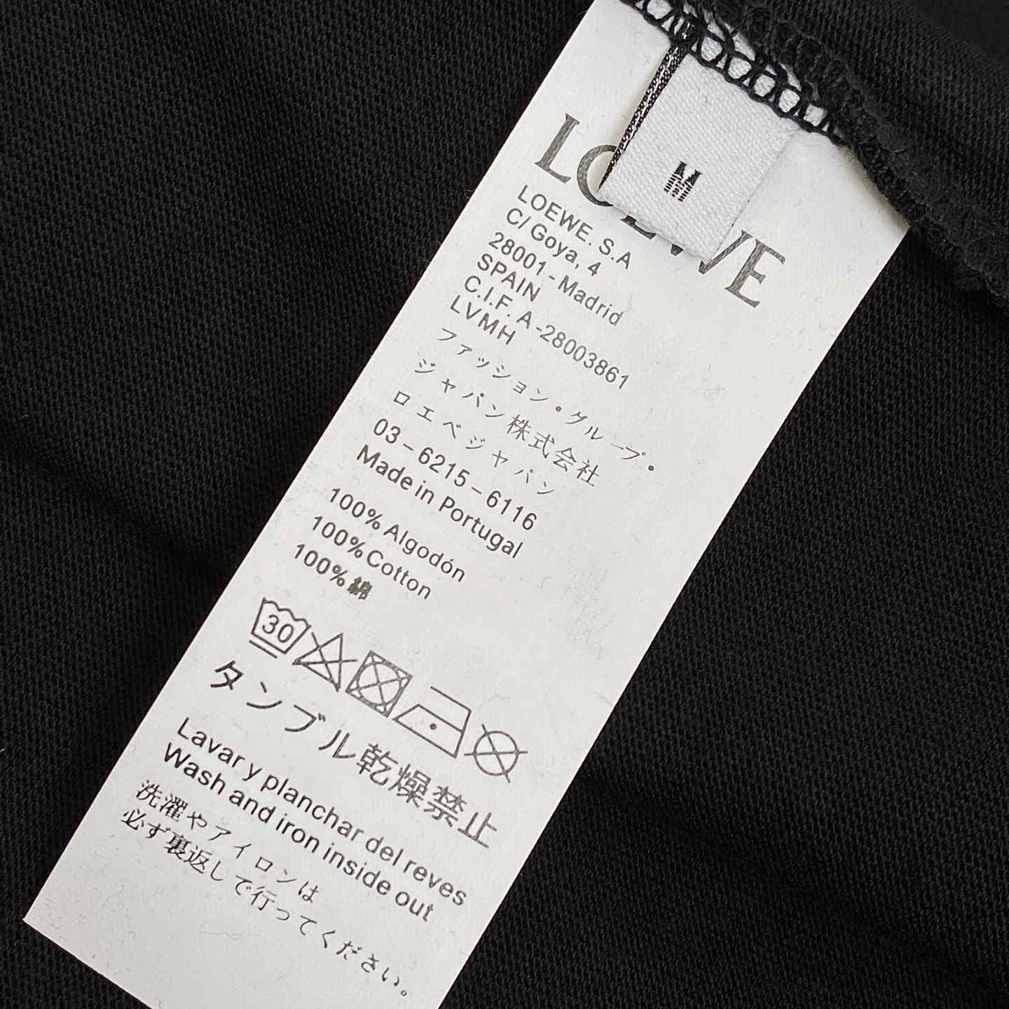 Loewe Regular Fit T-shirt In Cotton - EUR FASHION