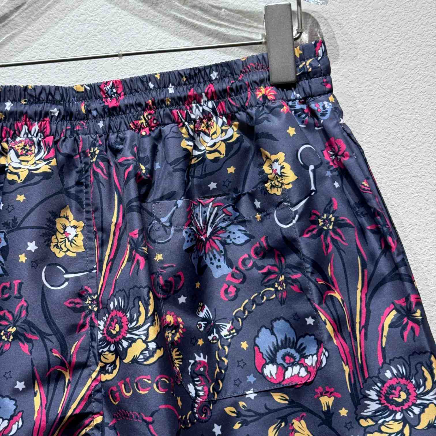 Gucci Punk Floral-print Cotton Poplin Shorts - EUR FASHION