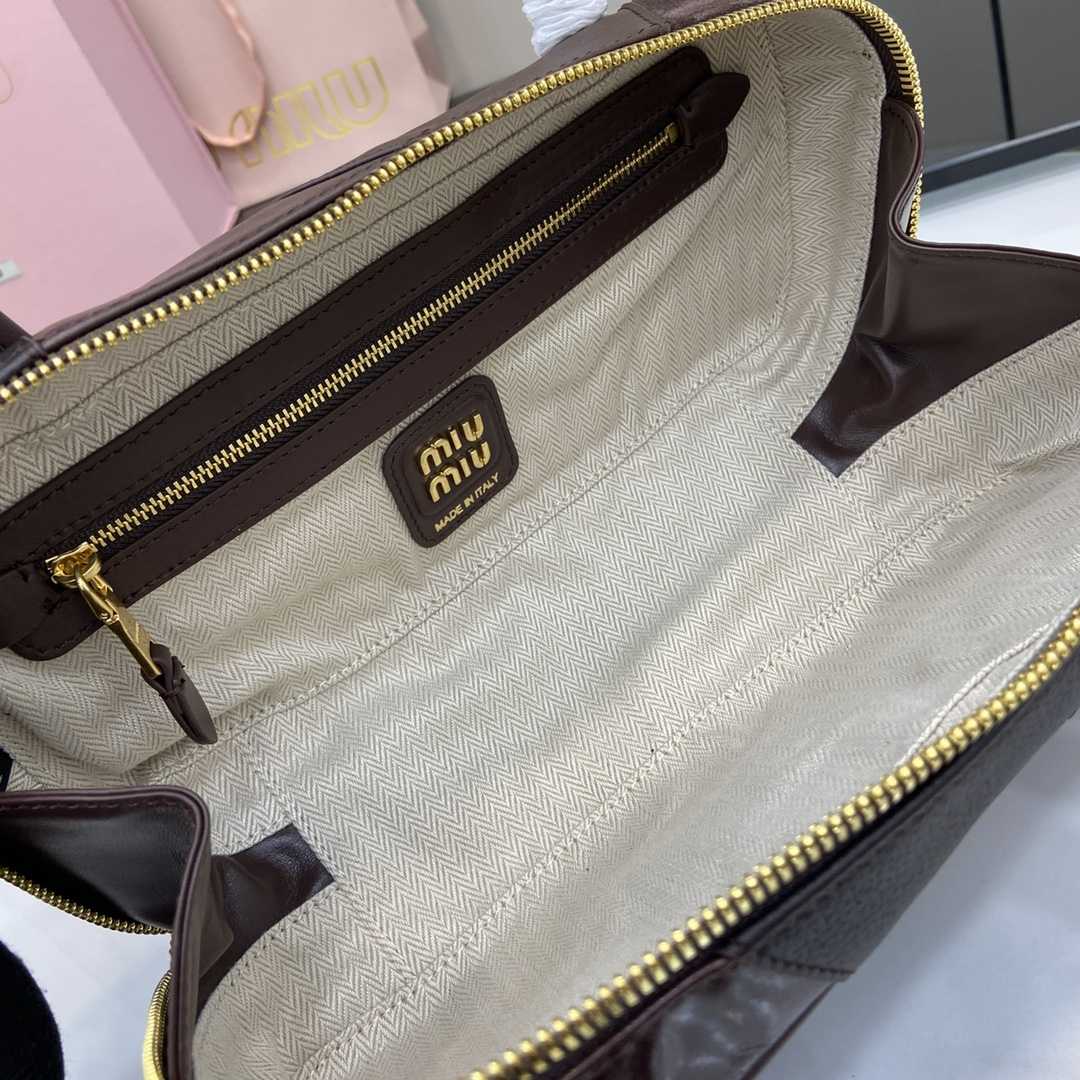 Miu Miu Beau Leather Patchwork Bag - EUR FASHION