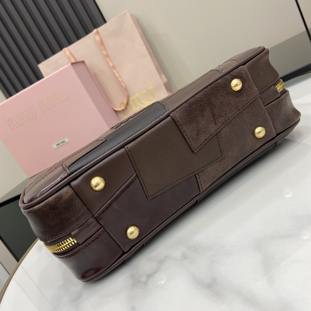 Miu Miu Beau Leather Patchwork Bag - EUR FASHION