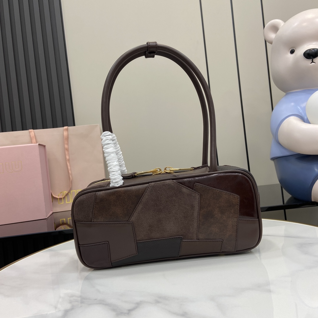 Miu Miu Beau Leather Patchwork Bag - EUR FASHION