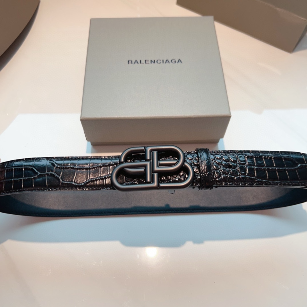 Balenciaga Leather Belt - EUR FASHION