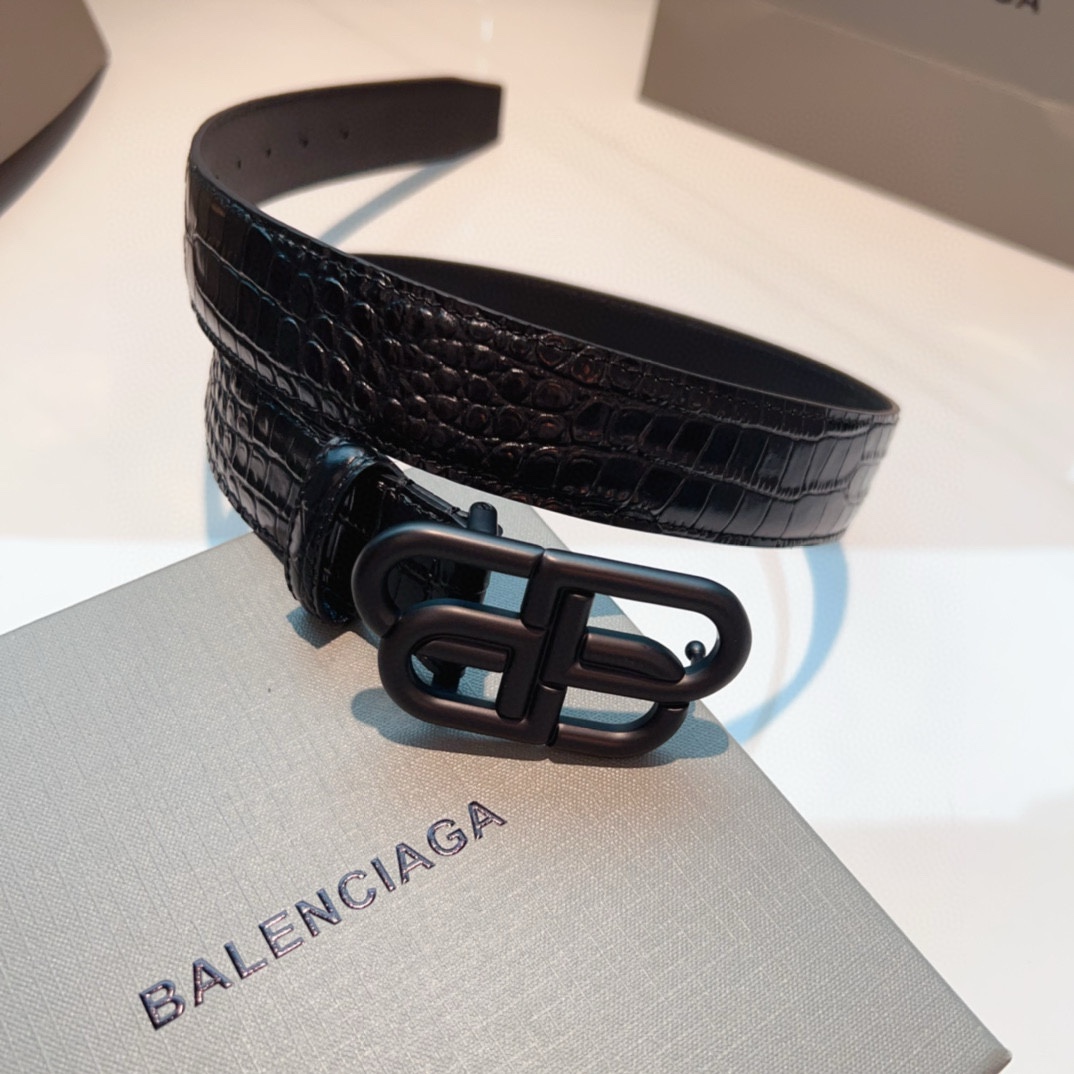Balenciaga Leather Belt - EUR FASHION