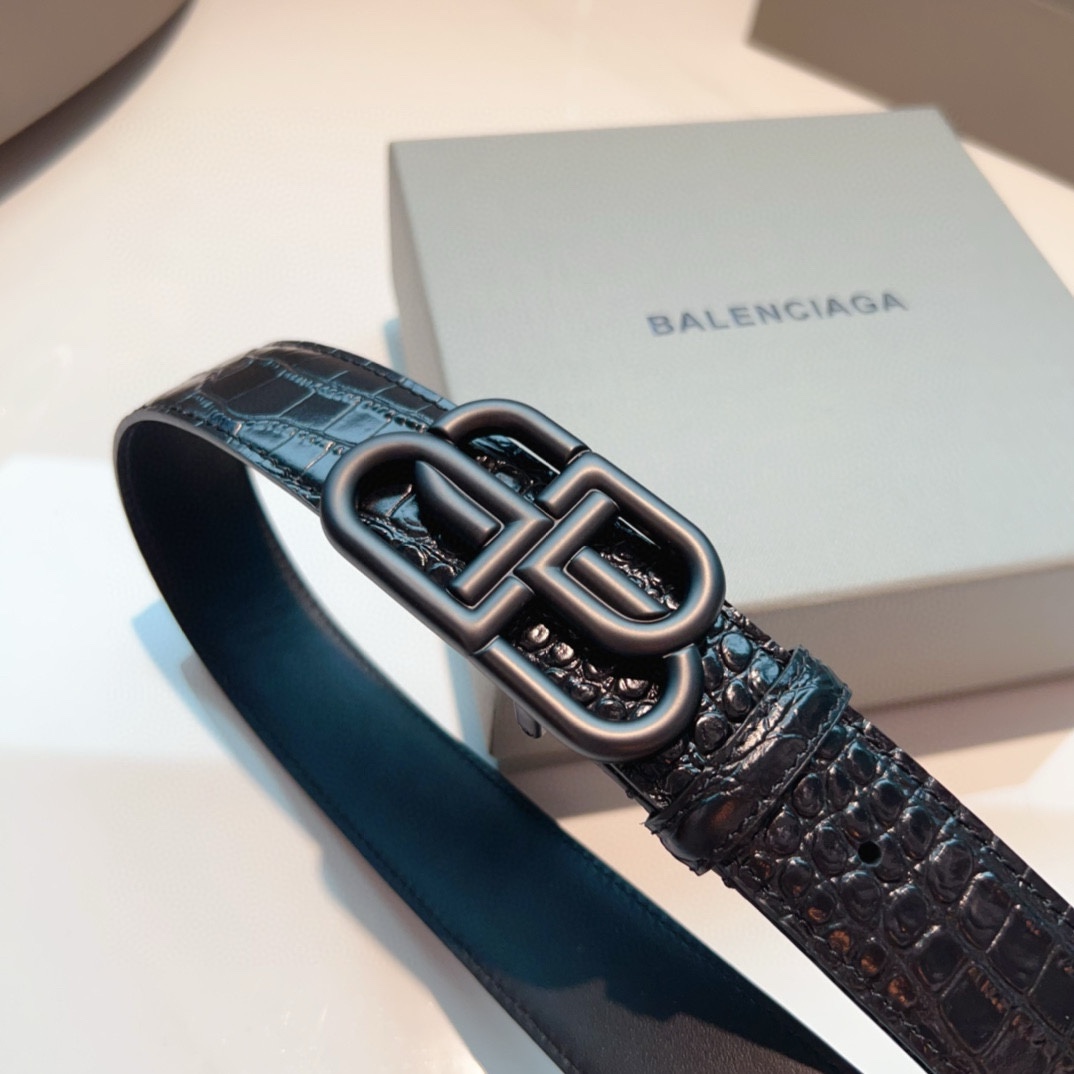 Balenciaga Leather Belt - EUR FASHION