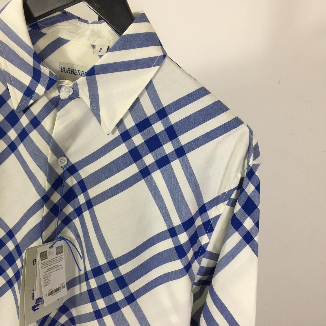 Burberry Check Cotton Shirt - EUR FASHION