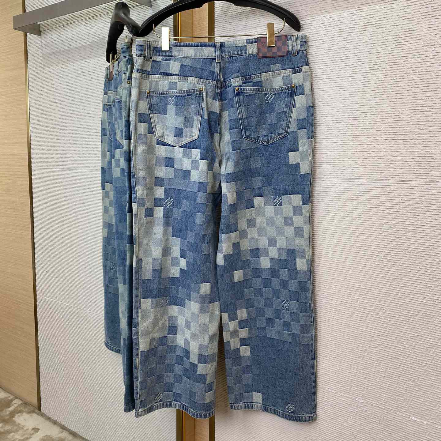 Louis Vuitton Damier Denim Pants - EUR FASHION