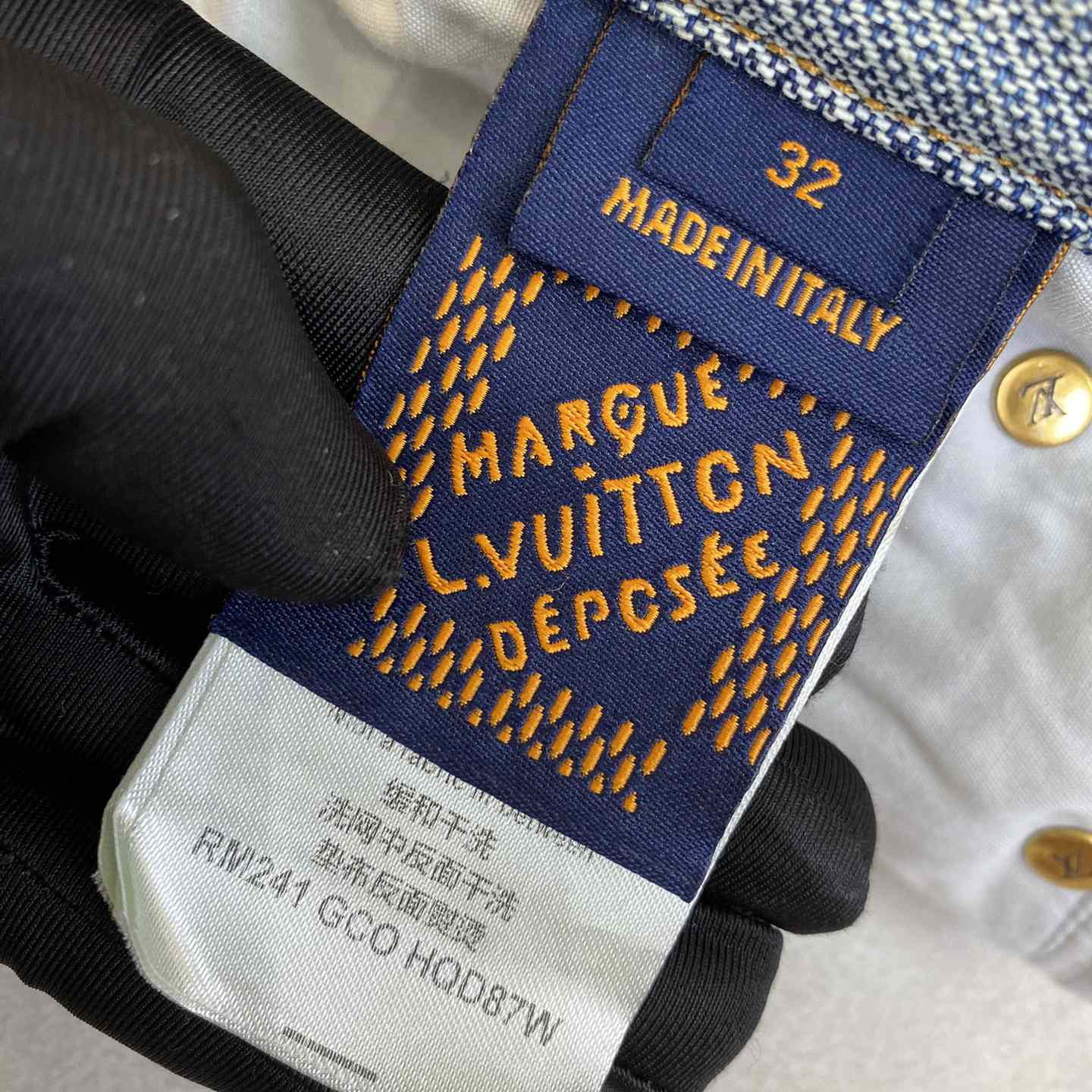 Louis Vuitton Damier Denim Pants - EUR FASHION