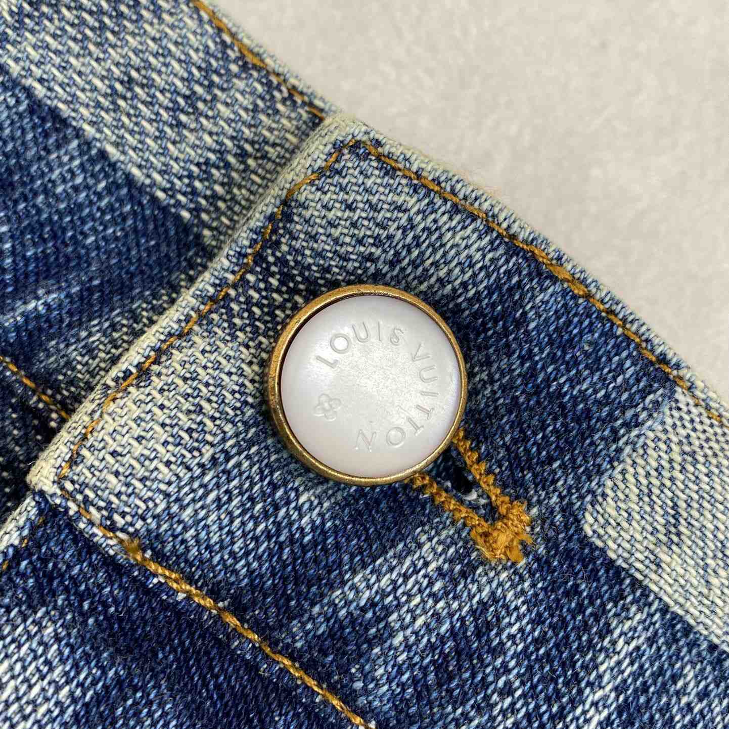 Louis Vuitton Damier Denim Pants - EUR FASHION