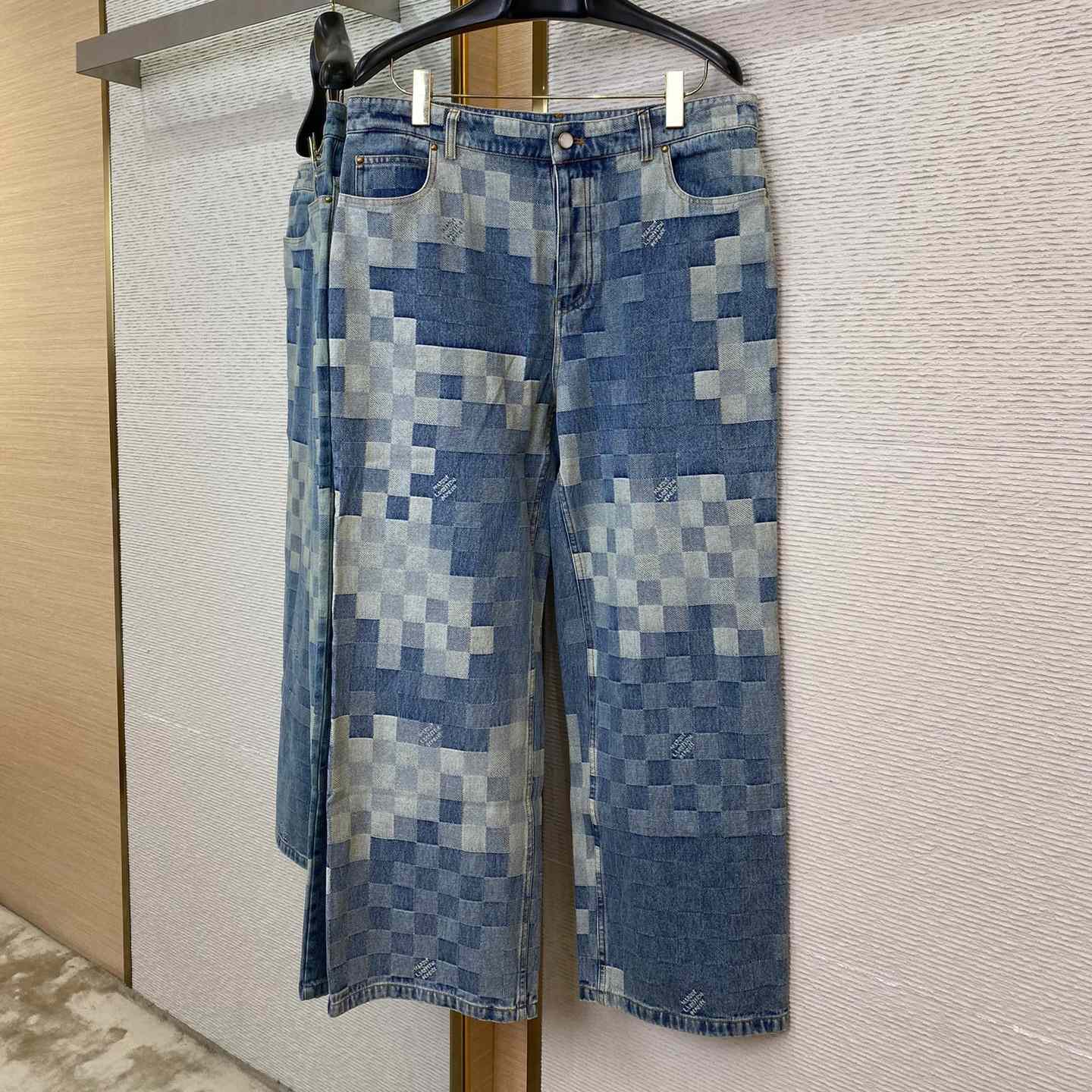 Louis Vuitton Damier Denim Pants - EUR FASHION