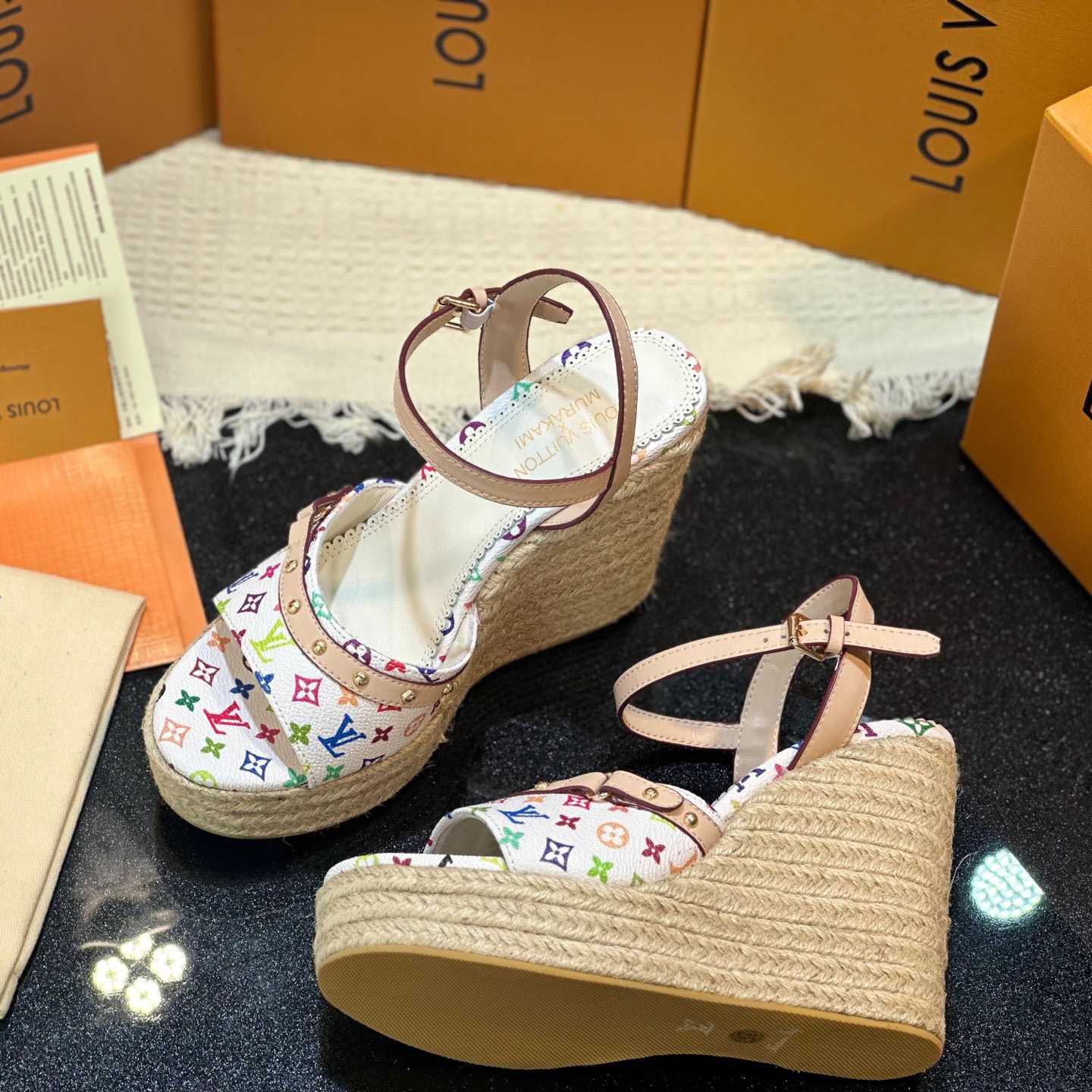 Louis Vuitton LV x TM Helios Wedge Sandal  1AGYX0 - EUR FASHION