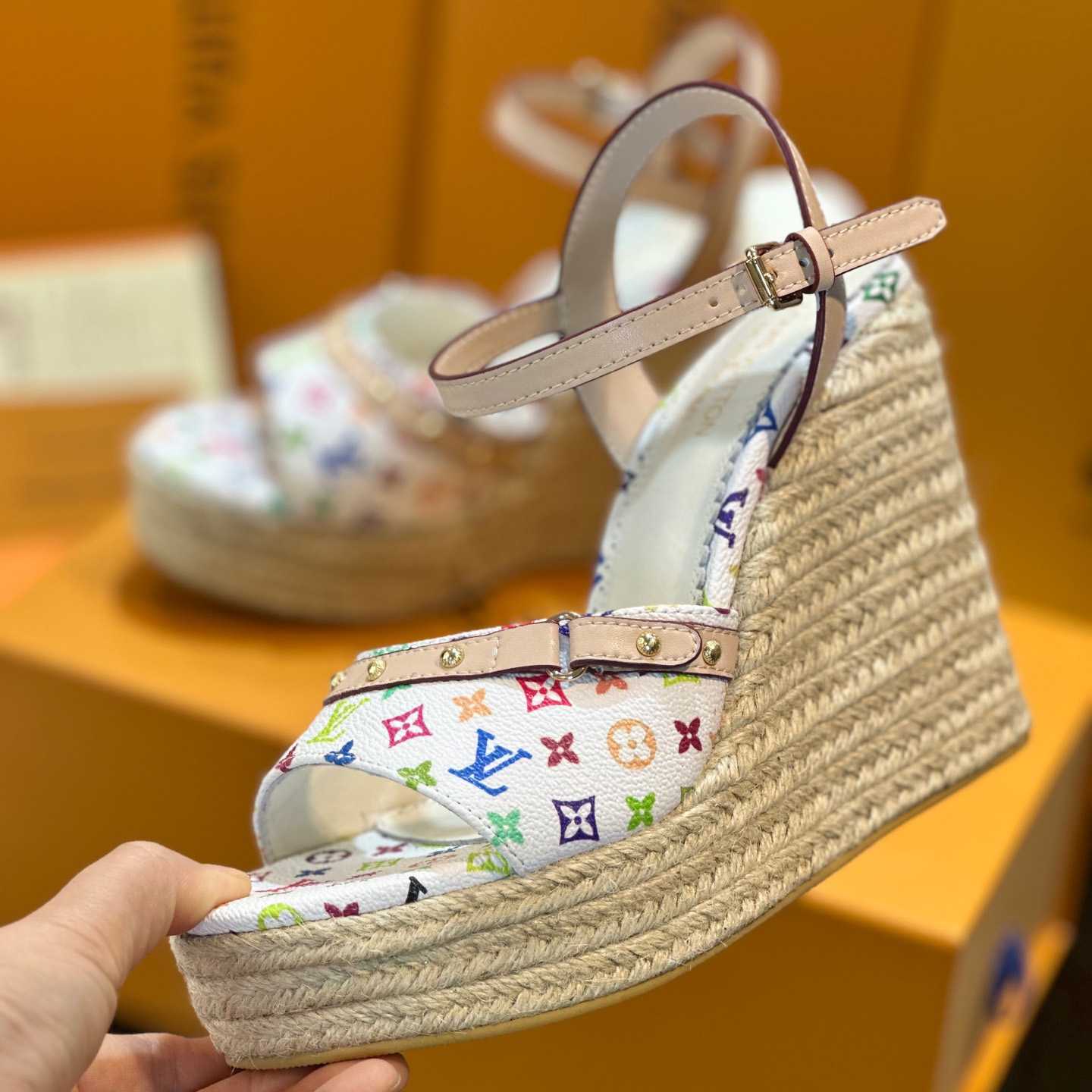 Louis Vuitton LV x TM Helios Wedge Sandal  1AGYX0 - EUR FASHION