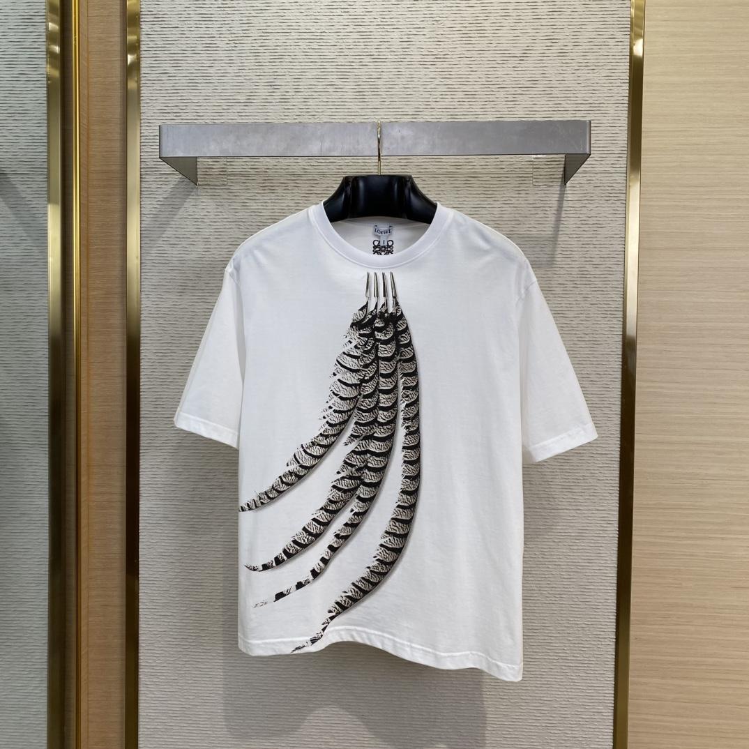 Loewe Loose fit T-shirt In Cotton - EUR FASHION