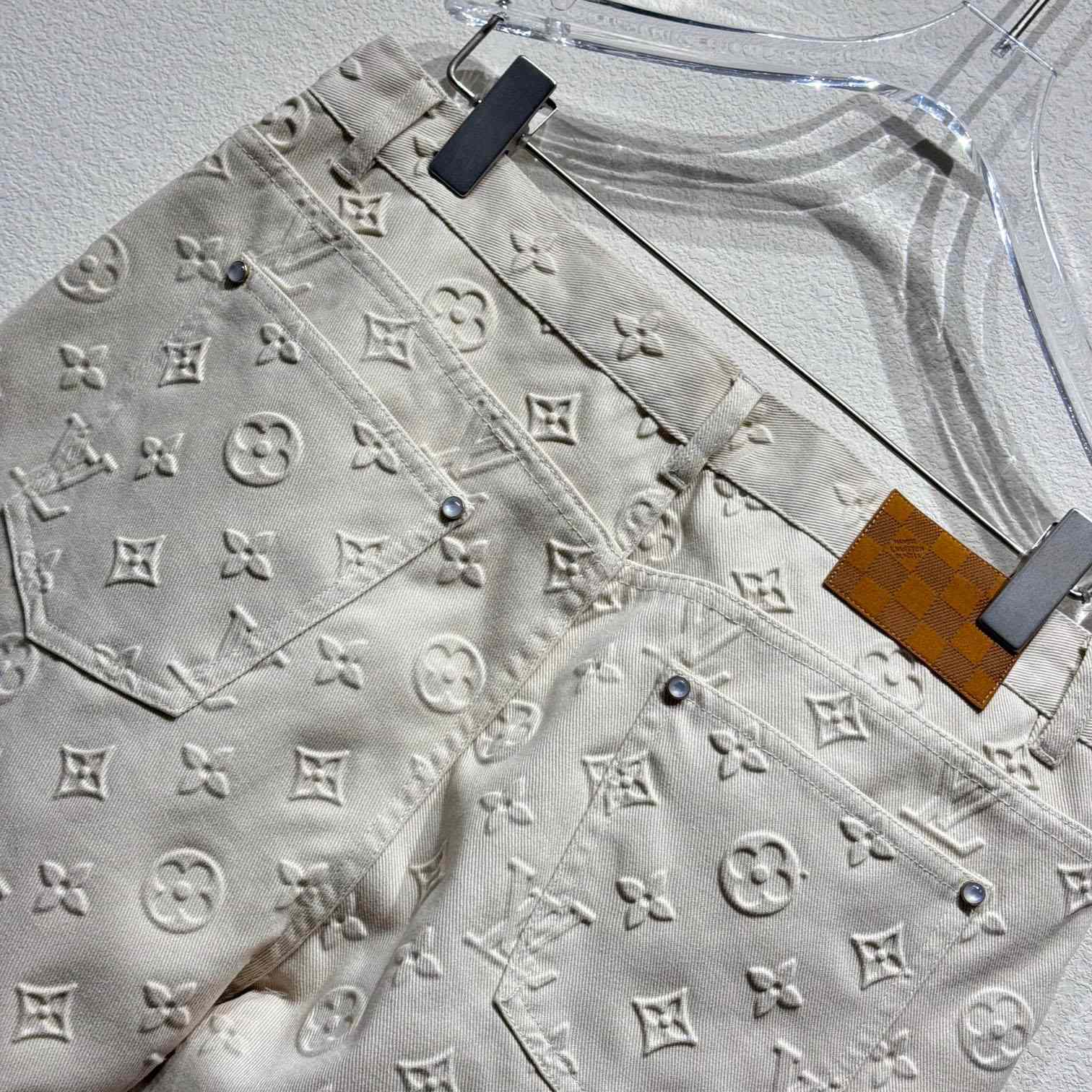 Louis Vuitton Monogram Embossed Skate Pants    - EUR FASHION