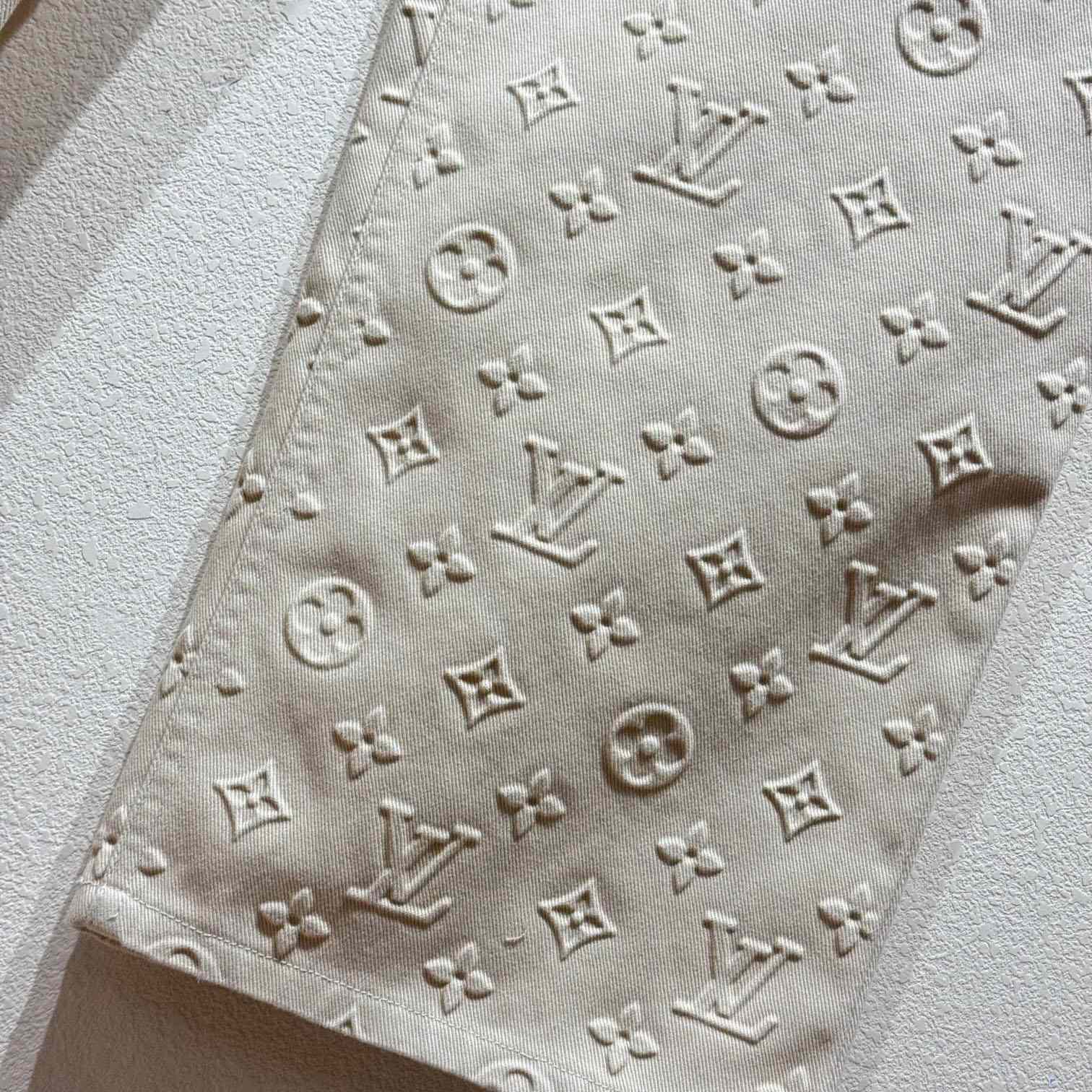 Louis Vuitton Monogram Embossed Skate Pants    - EUR FASHION